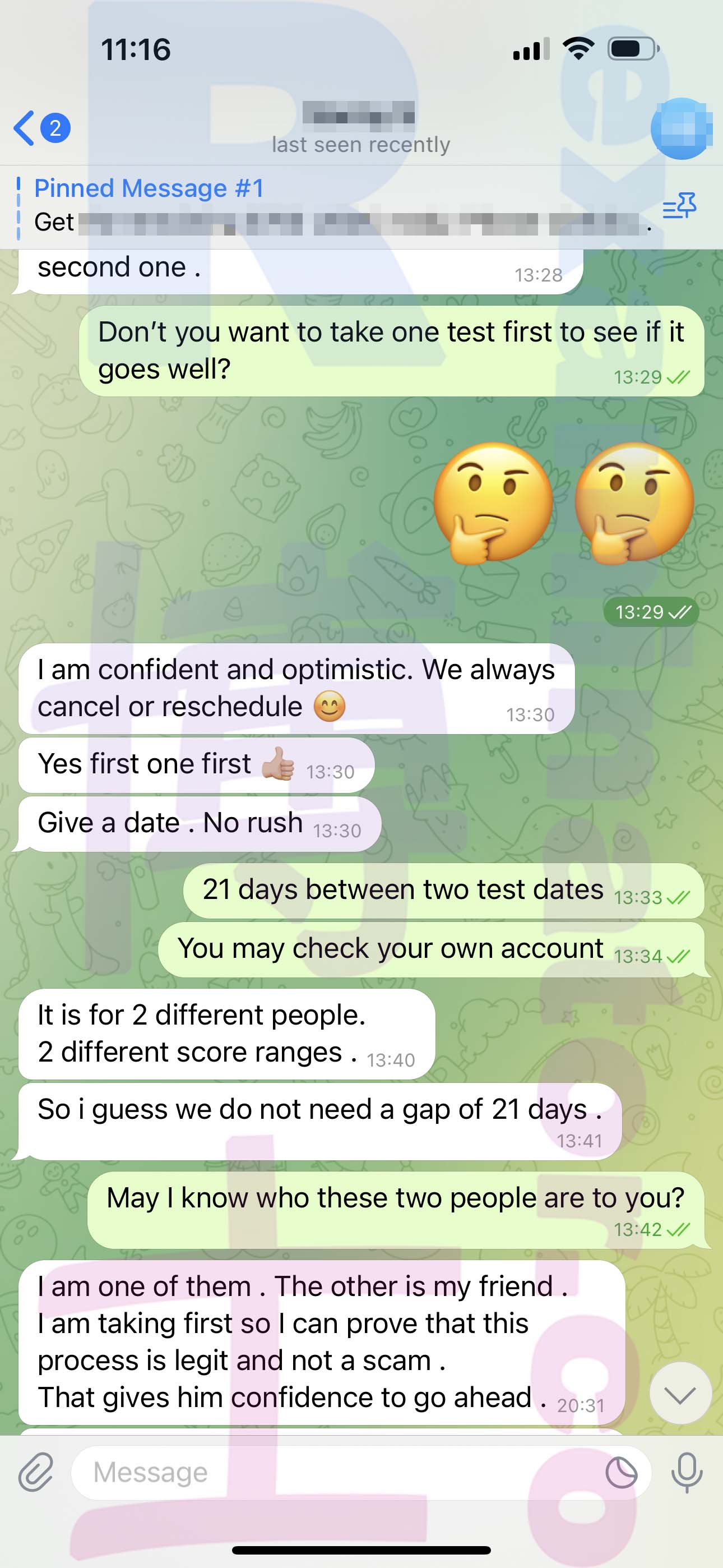 [GRE代考保分]成功案例#332的对话截图