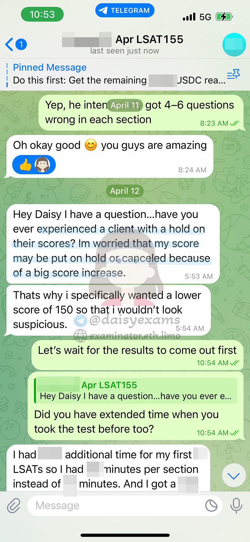 gre score cancel false alarm