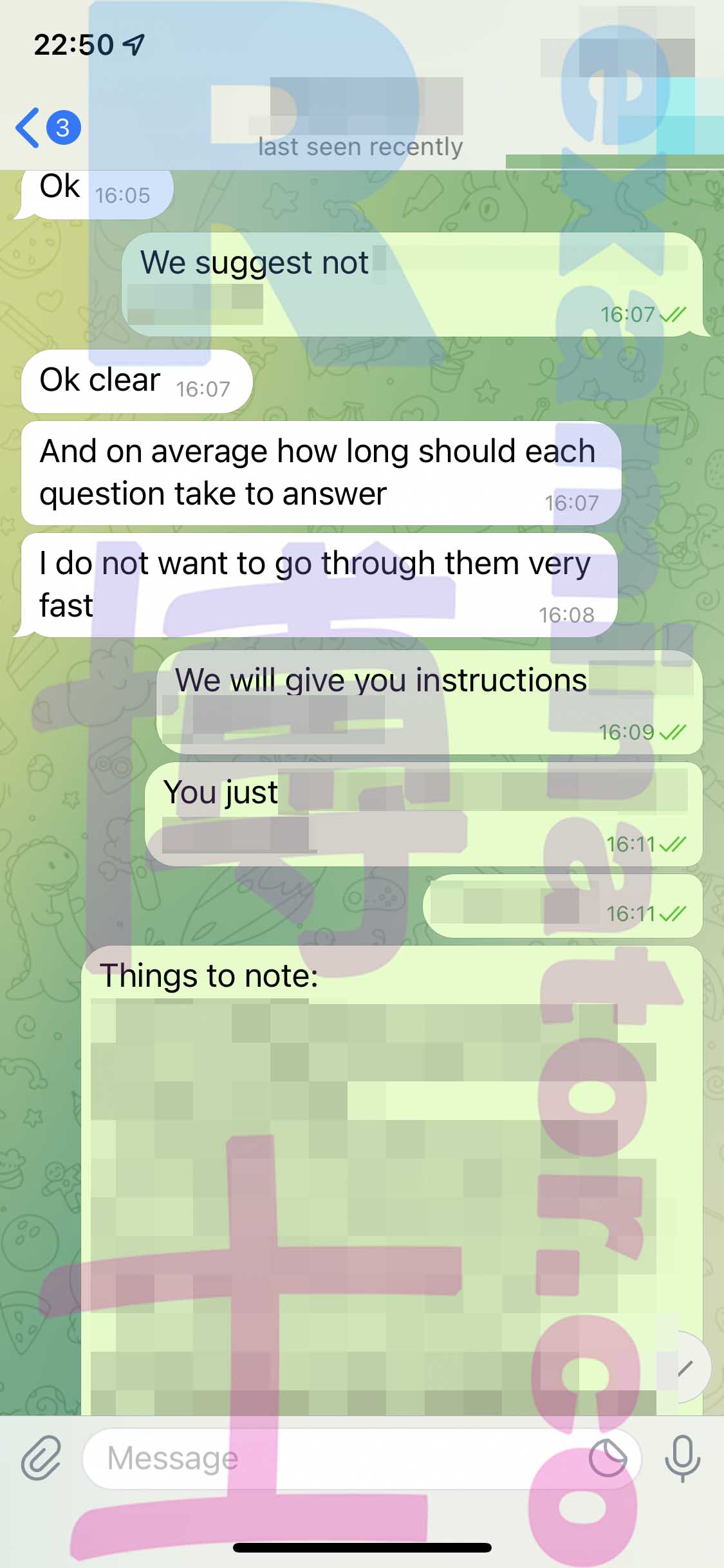 GRE代考保分成功案例#316的与客户对话截图