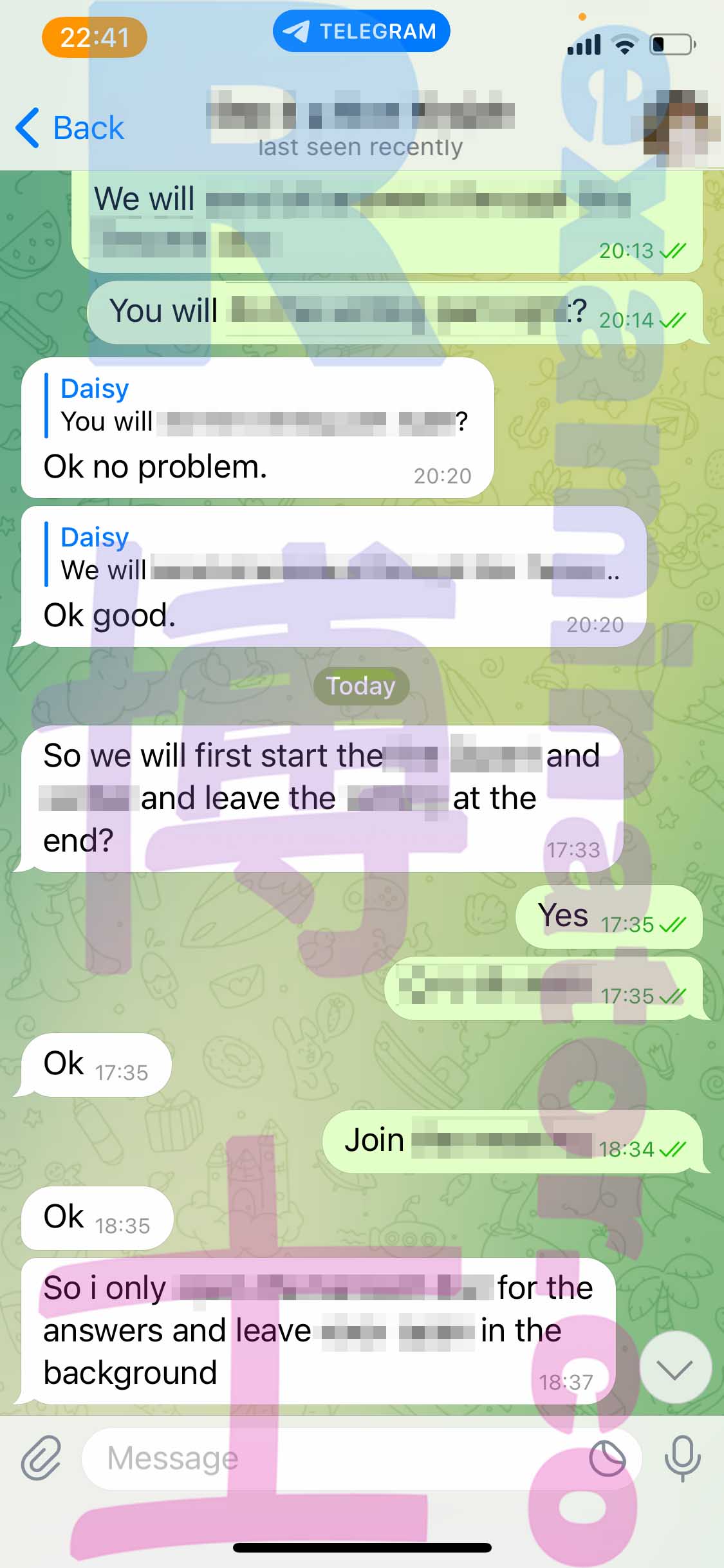 GMAT代考保分成功案例#393的与客户对话截图