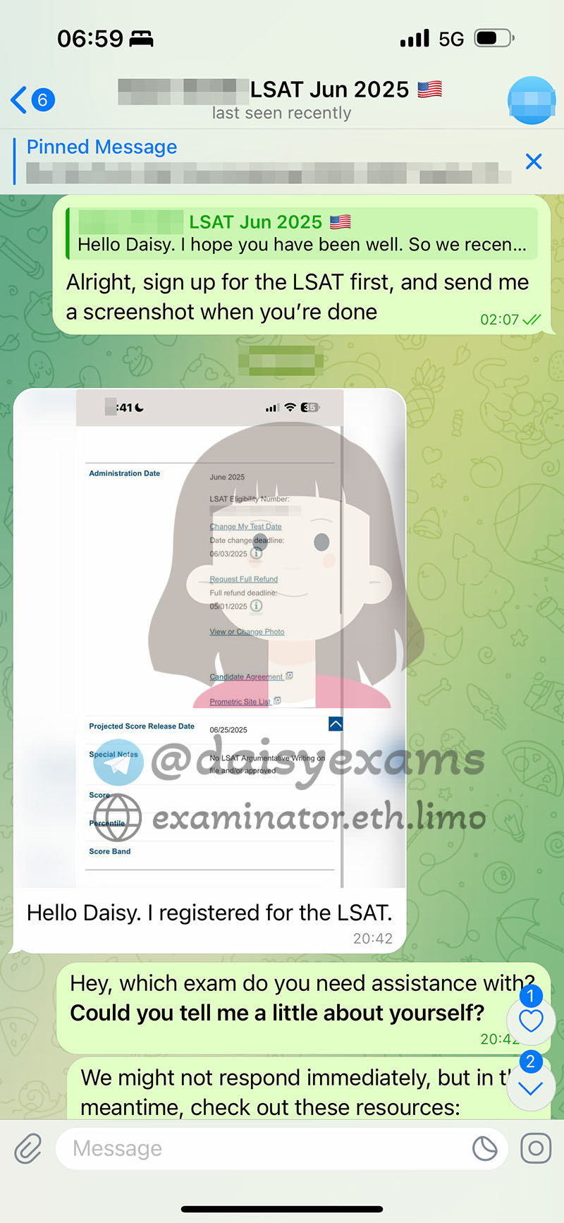 2025年6月 LSAT 代考：报名