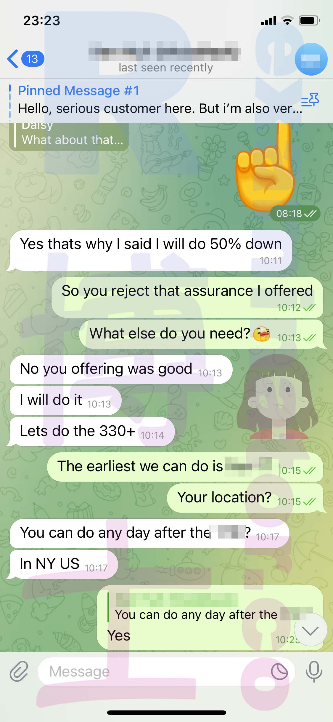 [GRE代考保分]成功案例#300的对话截图