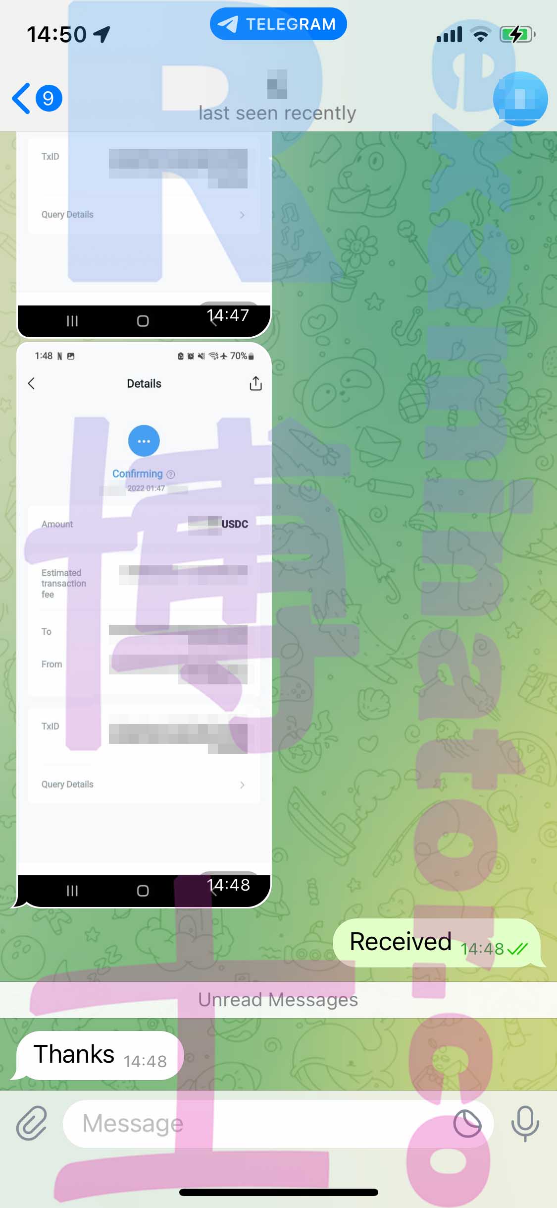 GRE代考保分成功案例#436的与客户对话截图