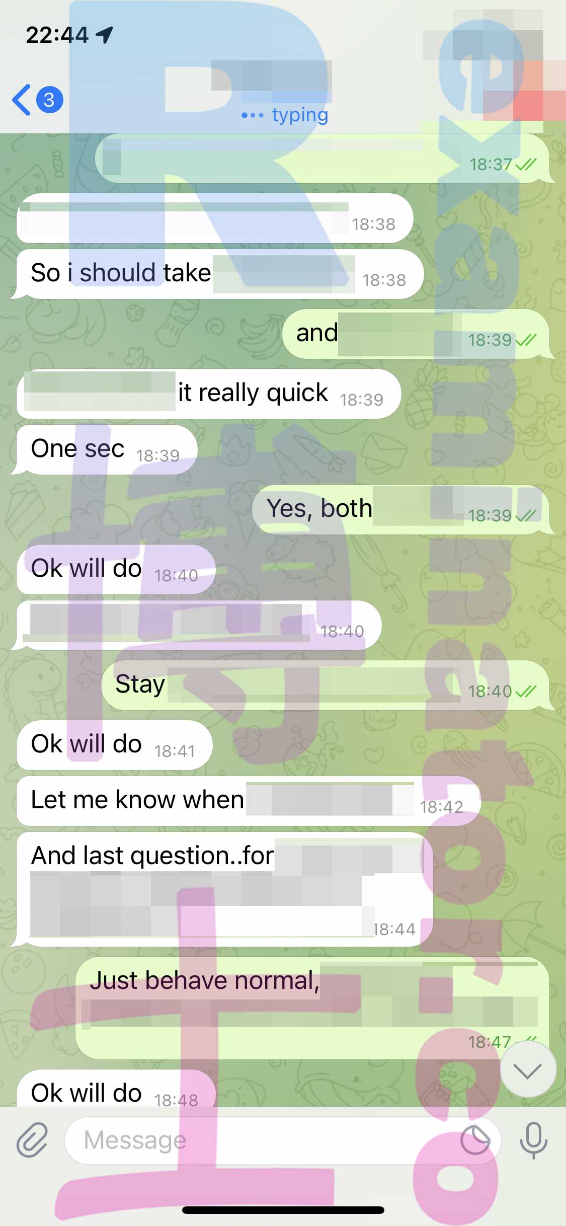 GMAT代考保分成功案例#319的与客户对话截图