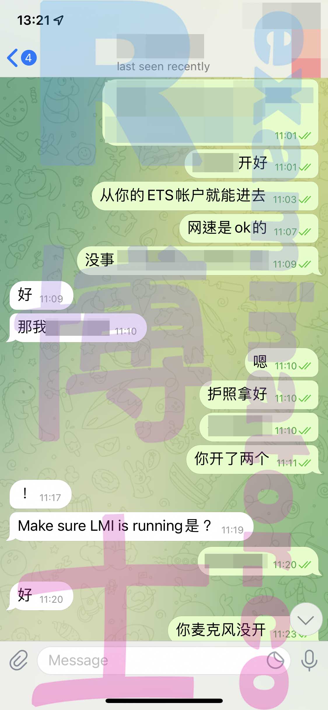 托福代考保分成功案例#309的与客户对话截图