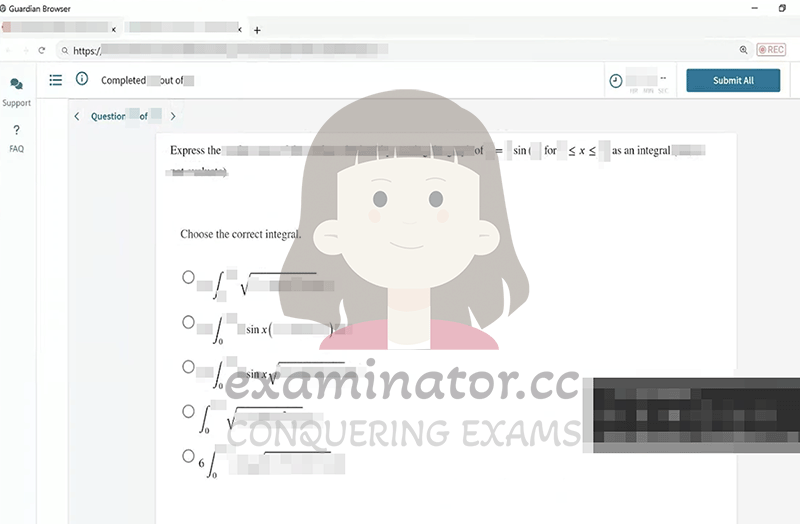 破解proctoru监考代考学校微积分考试