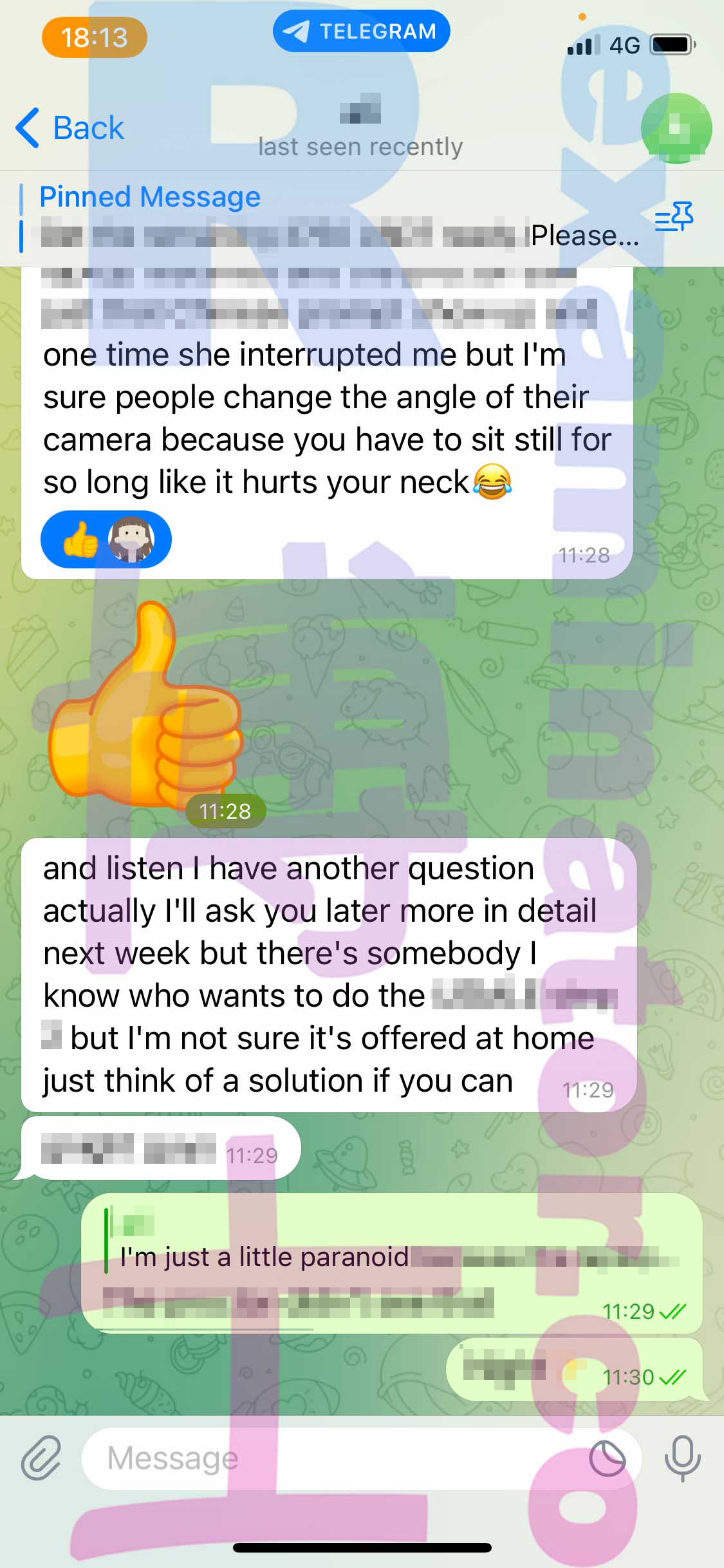 GRE代考保分成功案例#427的与客户对话截图