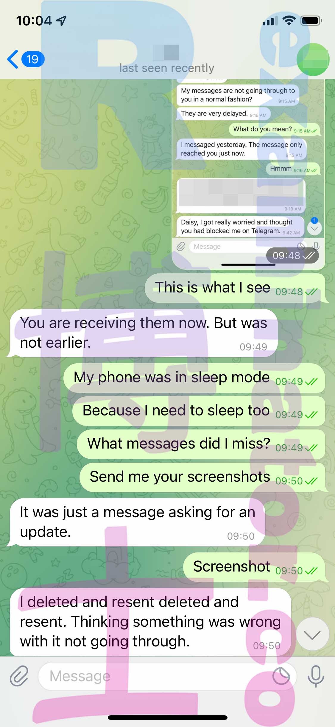 GRE代考保分成功案例#349的与客户对话截图