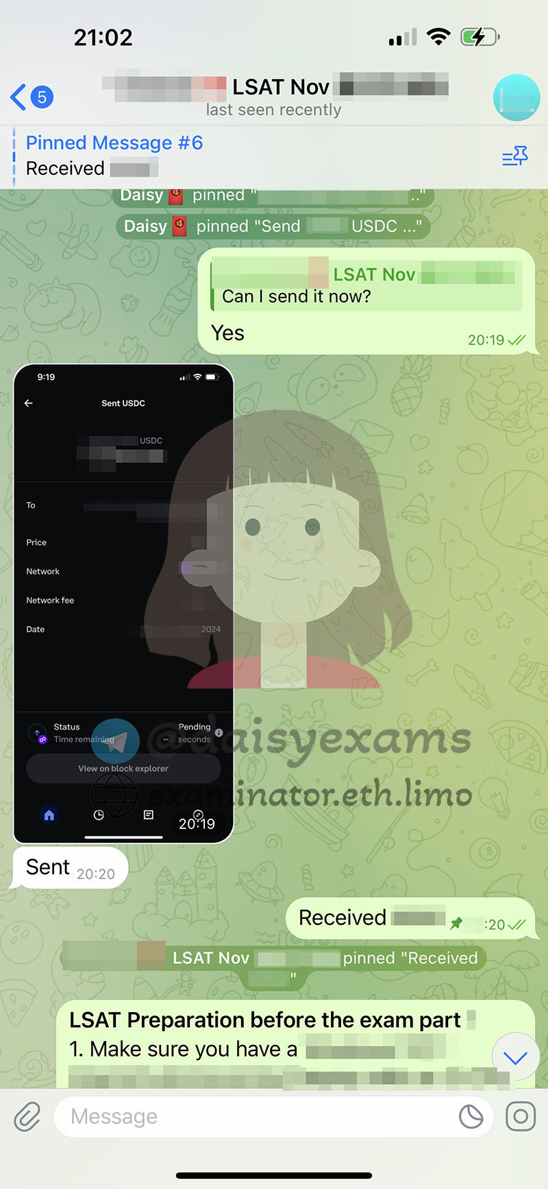美国 LSAT 代考客户存款4