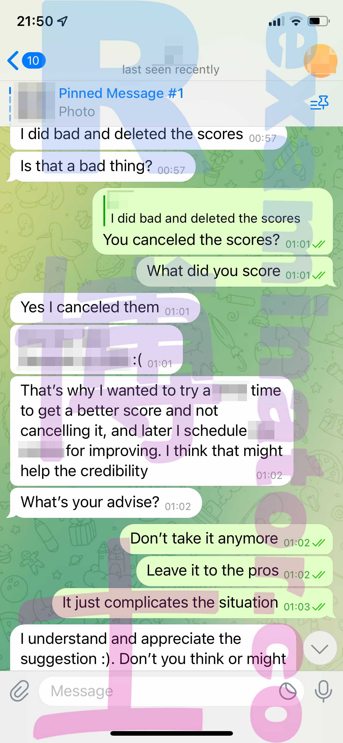 [GMAT代考保分]成功案例#288的对话截图