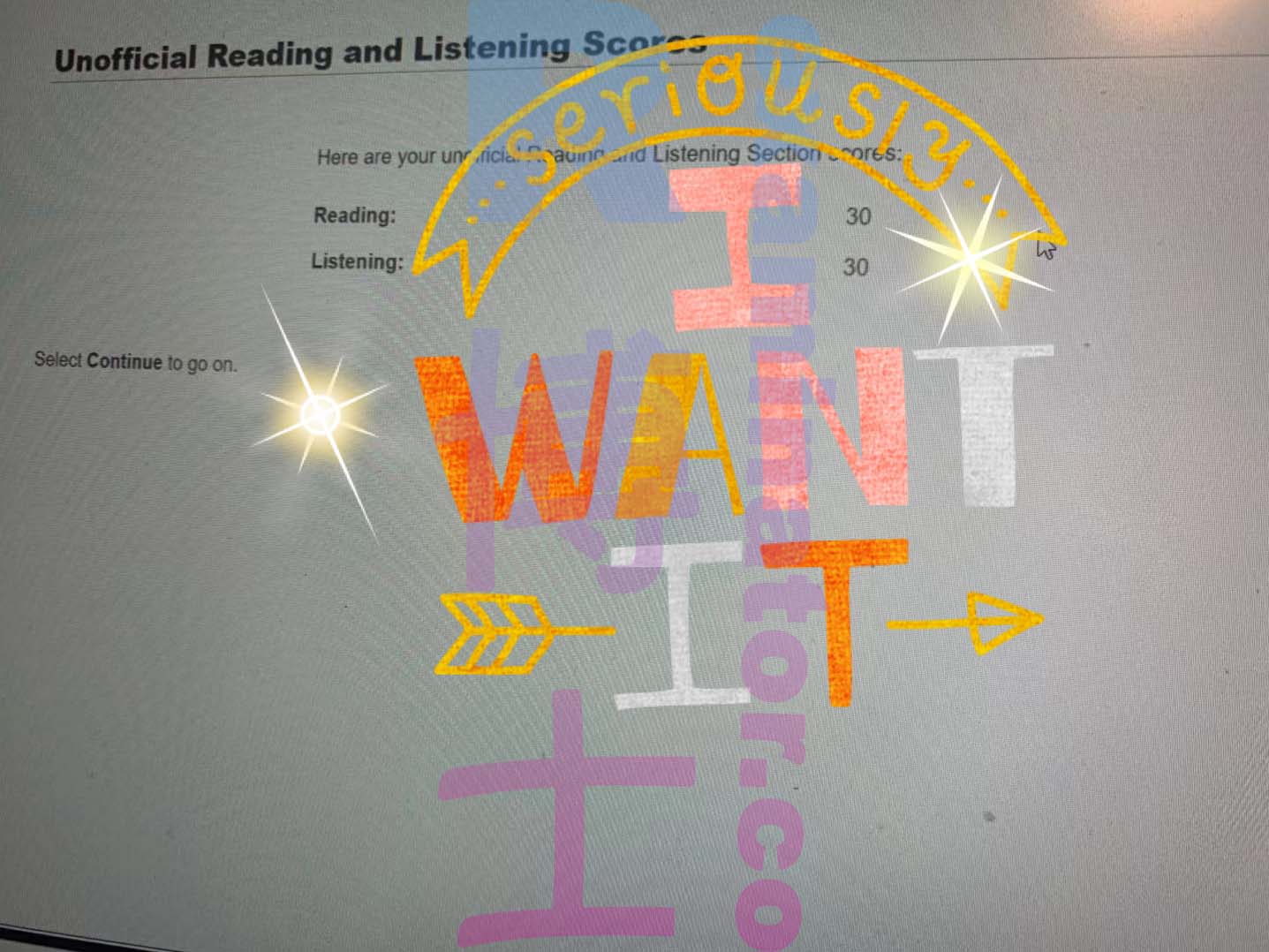 Exam Record: Perfect Scores in Reading and Listening 💯
