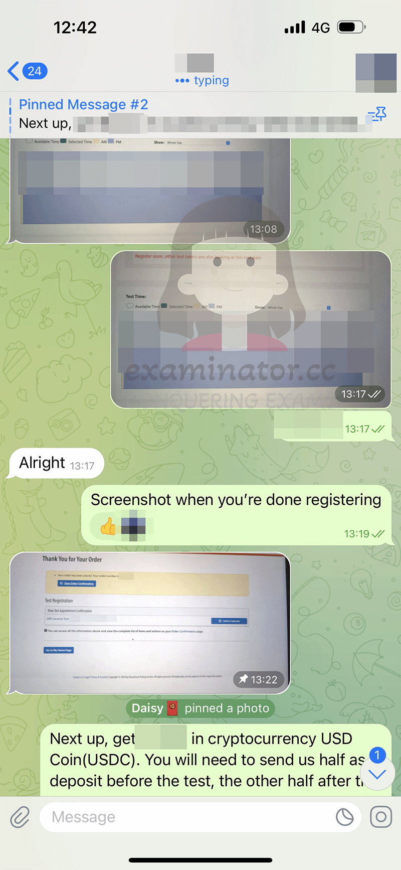 GRE proxy testing scheduling
