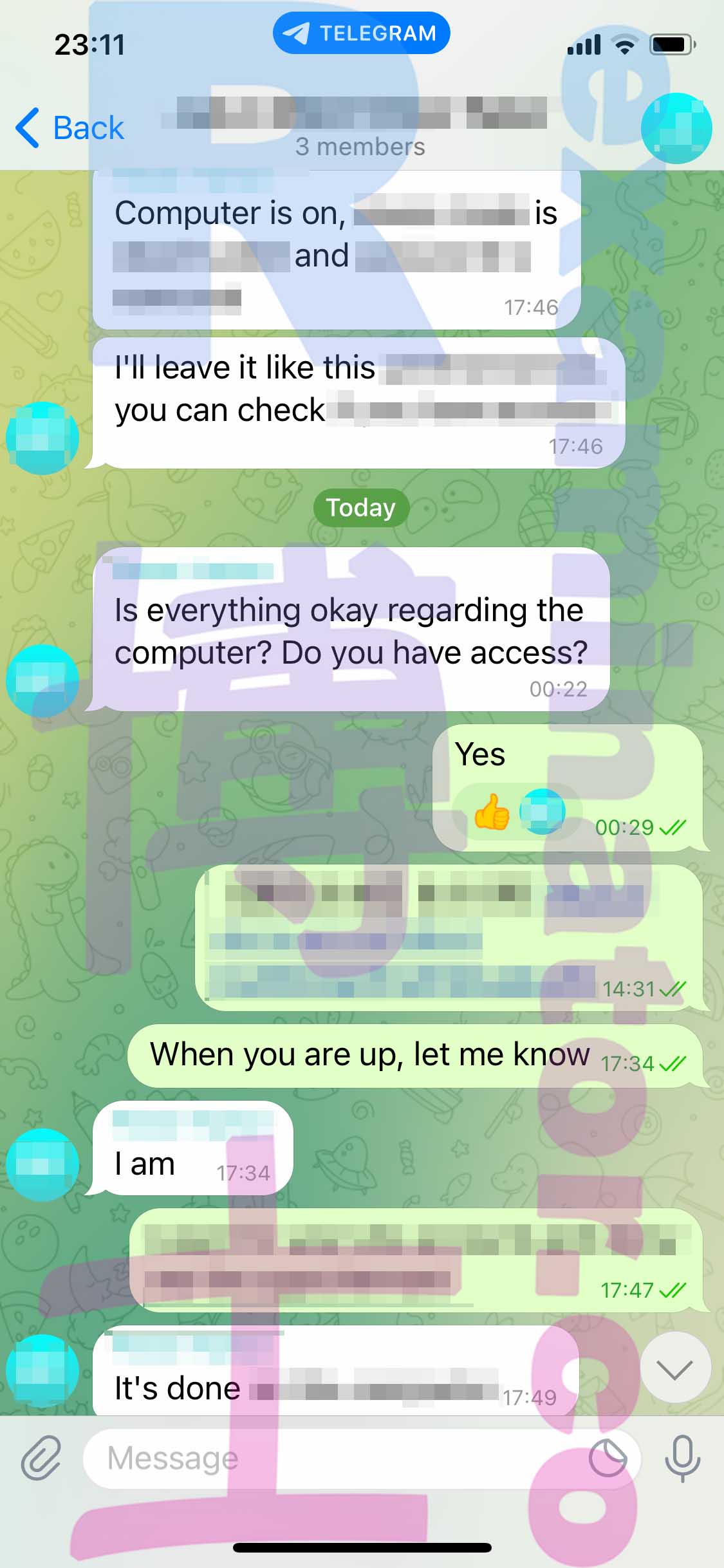 GRE代考保分成功案例#373的与客户对话截图