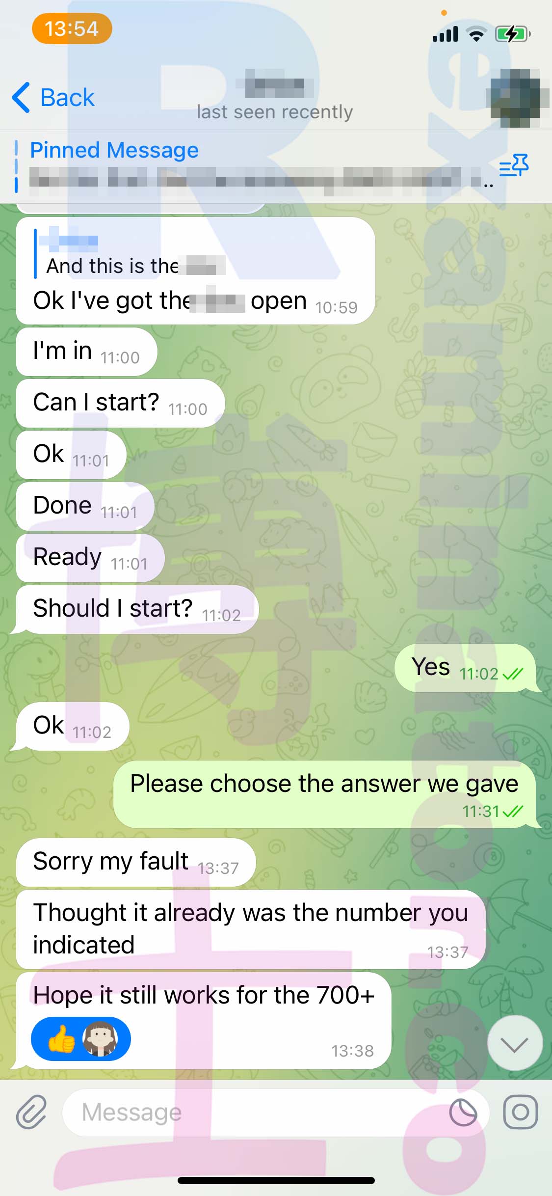 GMAT代考保分成功案例#515的与客户对话截图
