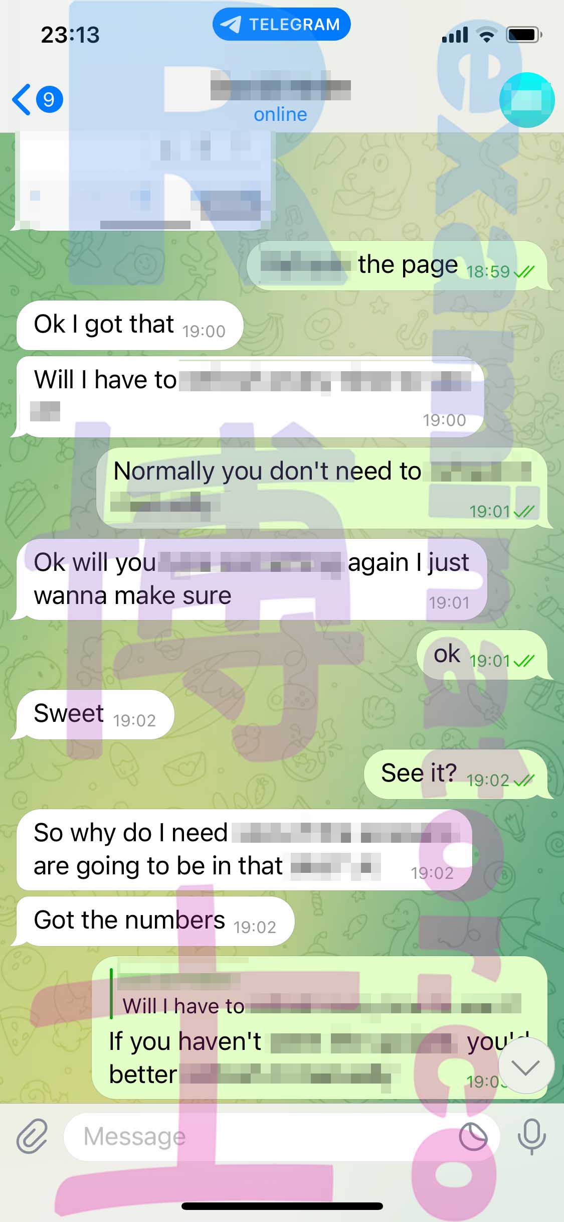 GRE代考保分成功案例#433的与客户对话截图