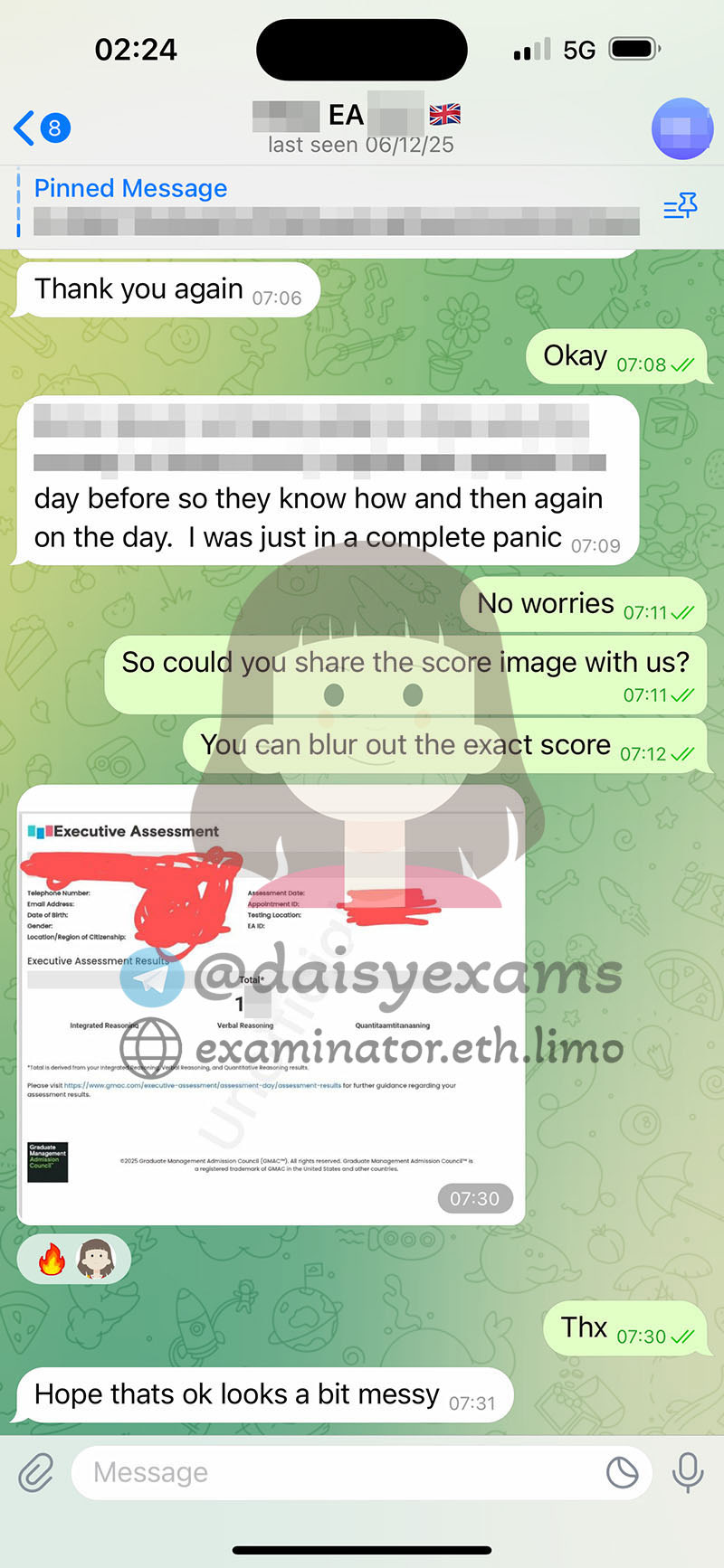 EA 代考:成绩发布