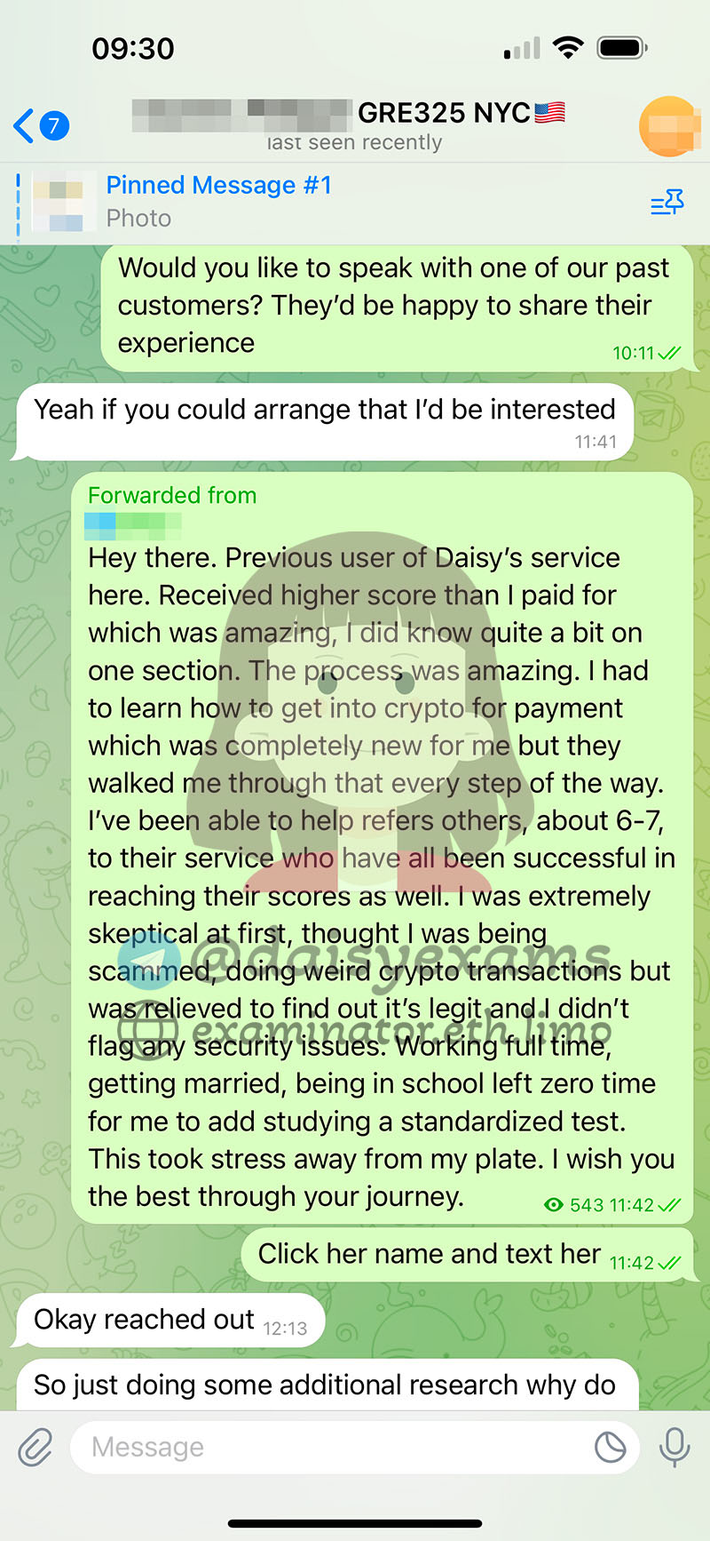 怀疑的 GRE保分客户克服了对 examinator 的欺诈指控