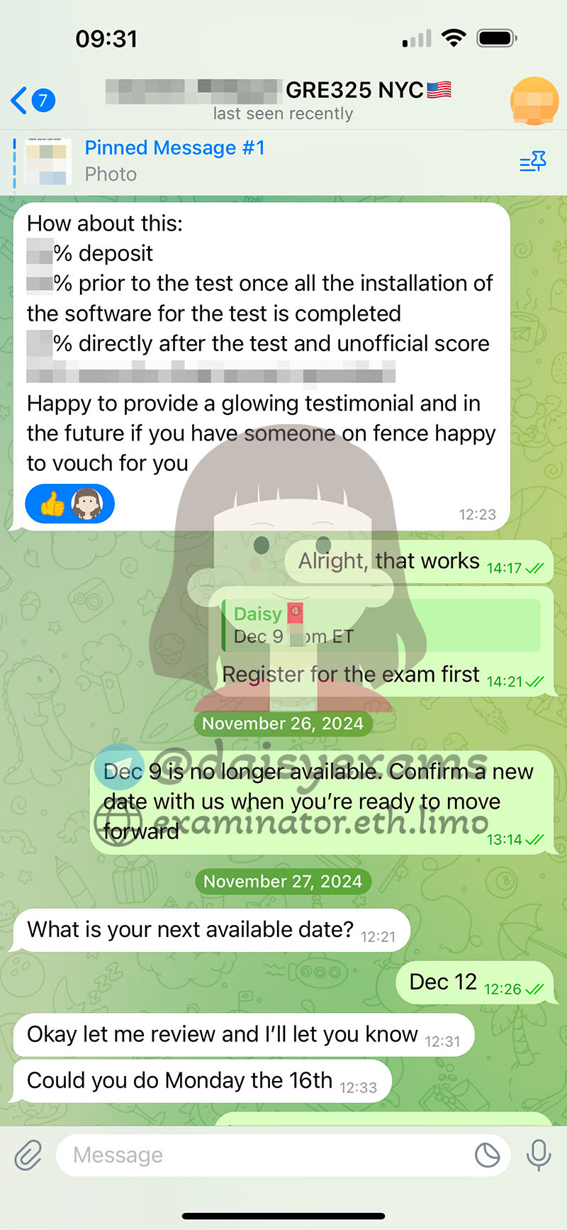 怀疑的 GRE保分客户克服了对 examinator 的欺诈指控