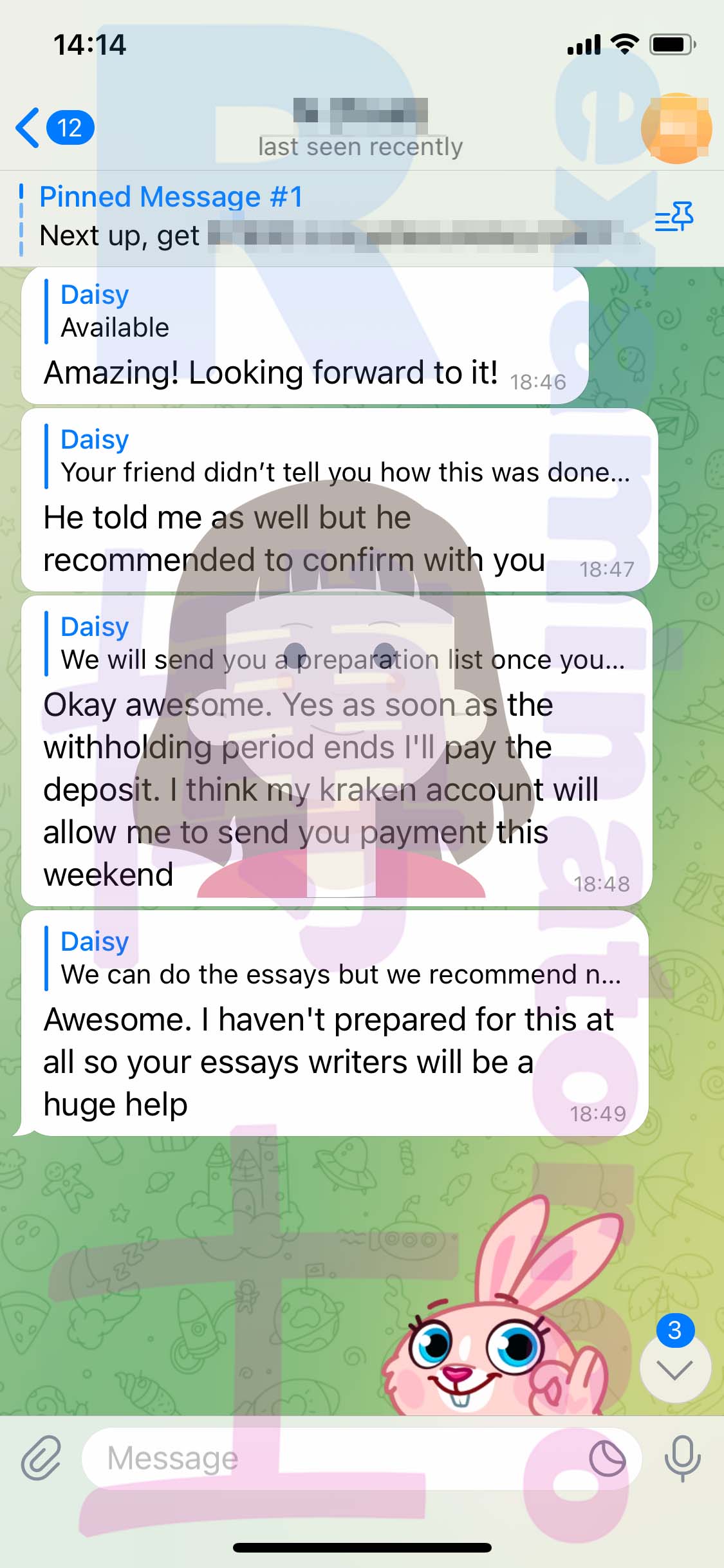 [GRE代考保分]成功案例#308的对话截图