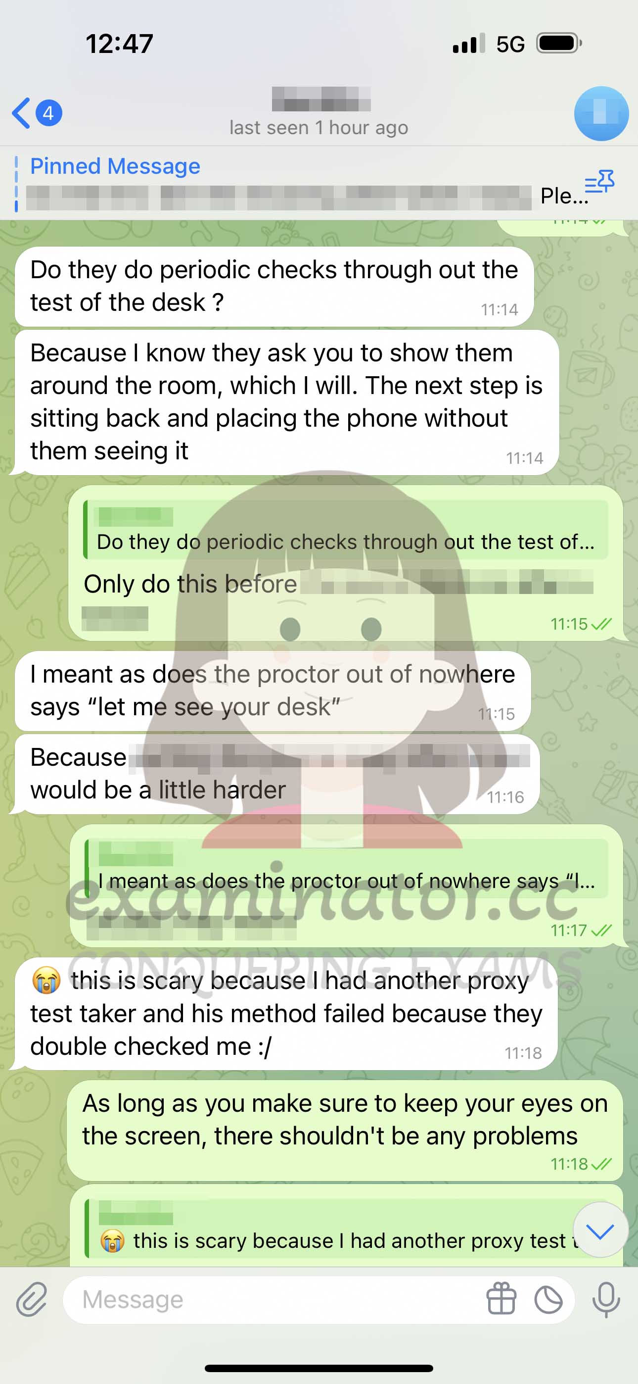 用手机拍照方式GRE代考失败