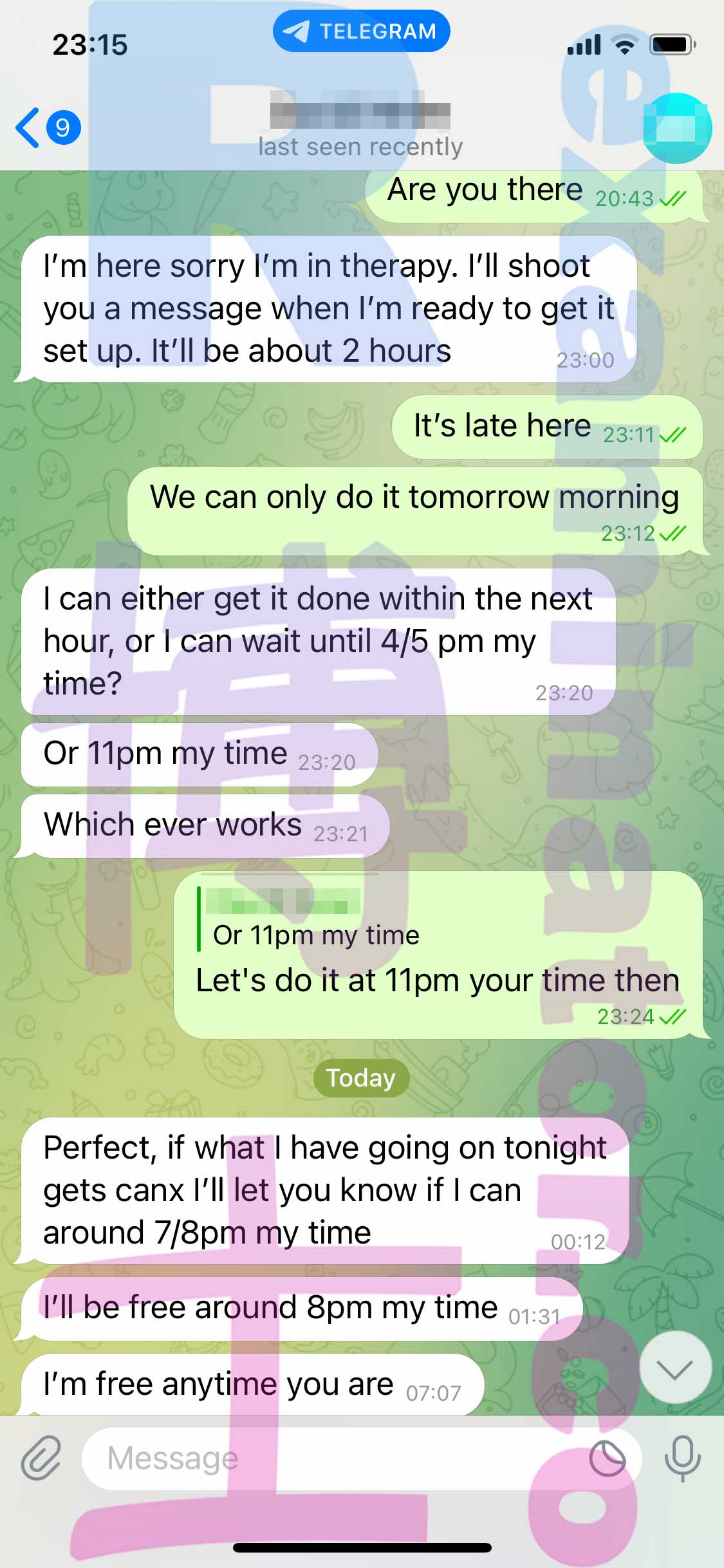 GRE代考保分成功案例#433的与客户对话截图