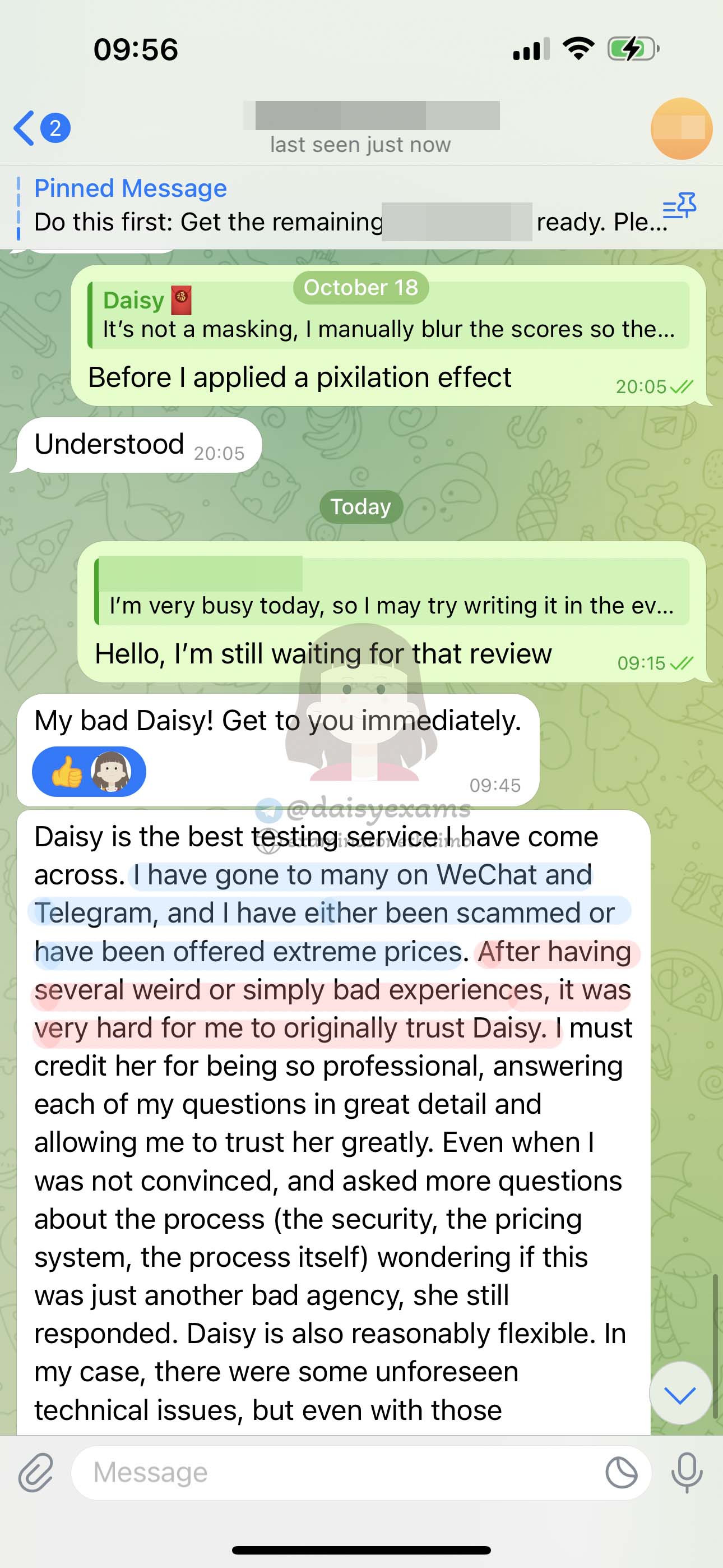 sat proxy testing cheating customer review examinator