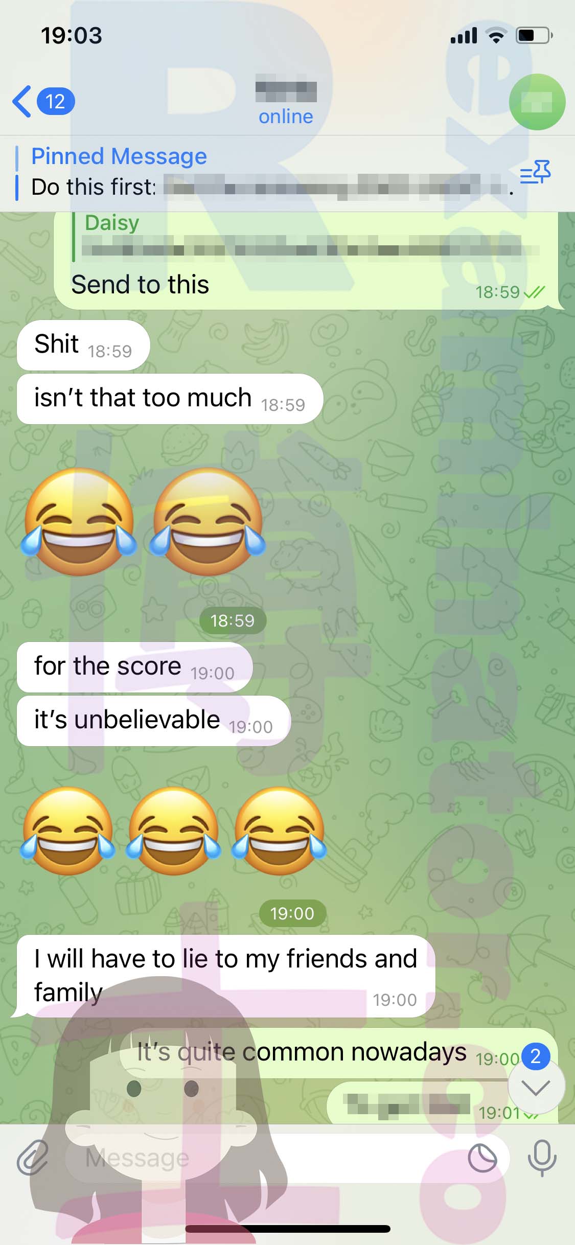 GRE代考保分成功案例#530的与客户对话截图