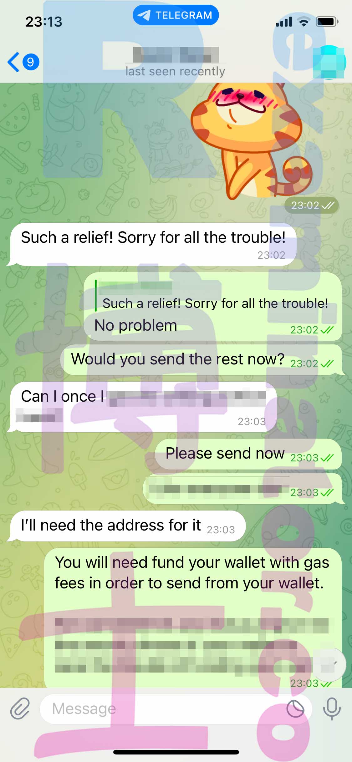 GRE代考保分成功案例#433的与客户对话截图