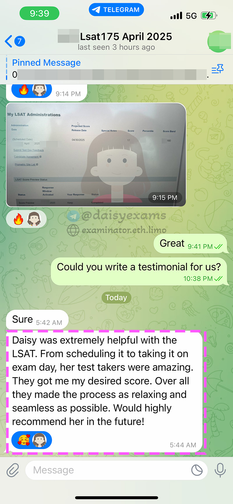 gre score cancel false alarm
