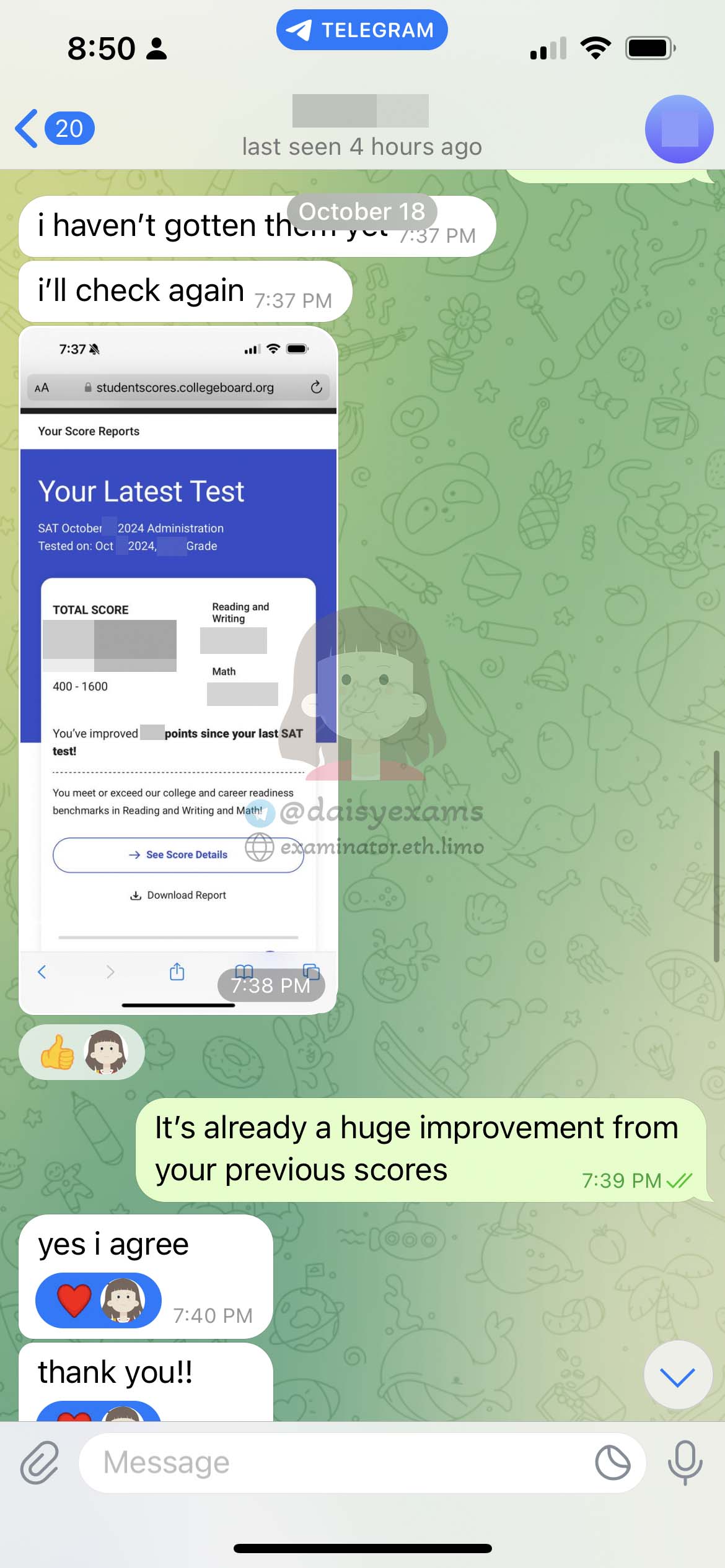 🇺🇸SAT Proxy Testing Customer: “I felt guilty about cheating, but I remembered legacy admissions and billionaires donating buildings.”