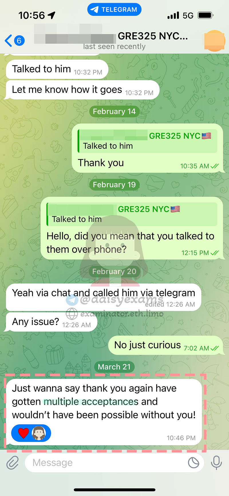 suspicious gre customer got over examinator.cc scam accusations