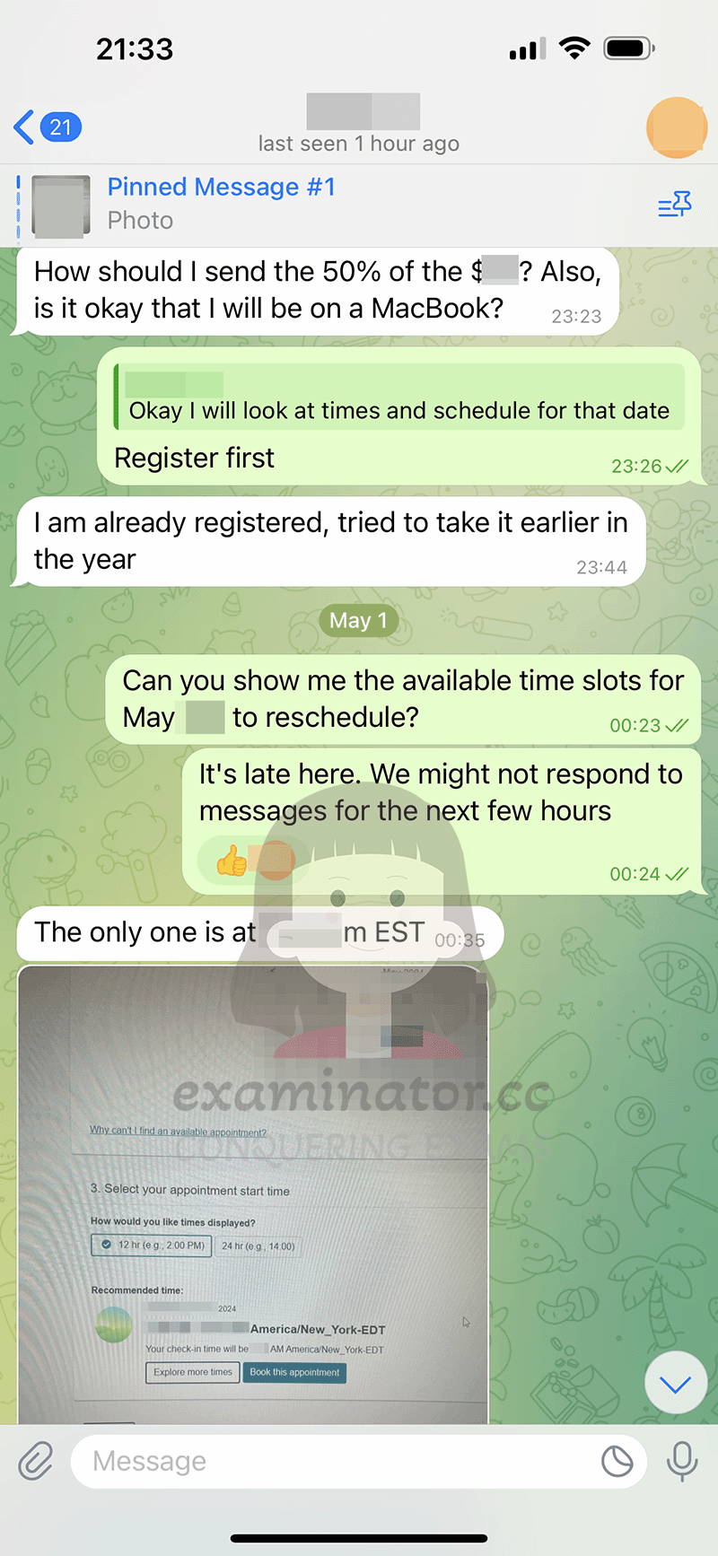 一位准爸爸聘请我们进行Executive Assessment (EA)代考