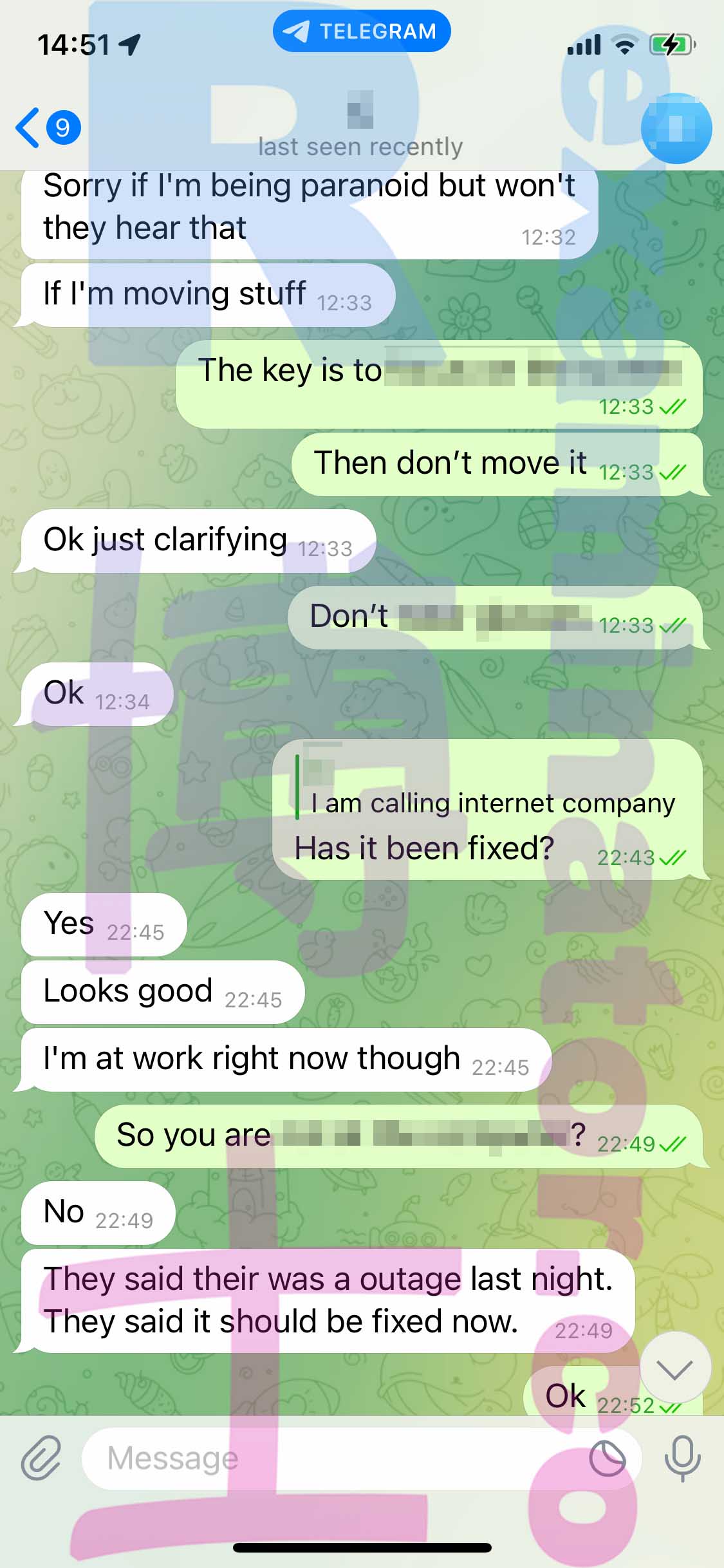 GRE代考保分成功案例#436的与客户对话截图