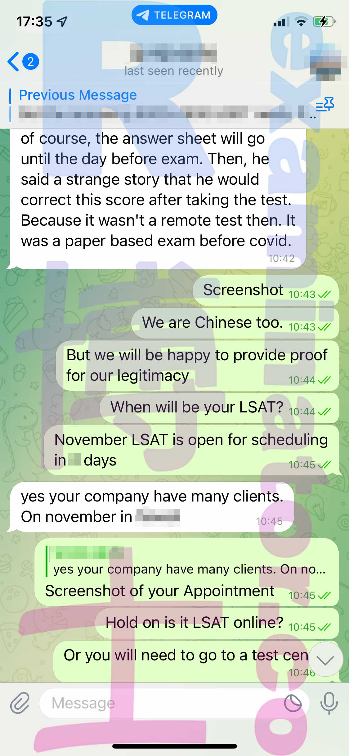 [代考保分动态]成功案例#262的对话截图
