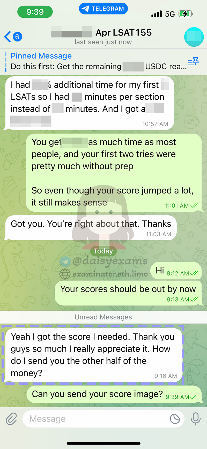 gre score cancel false alarm
