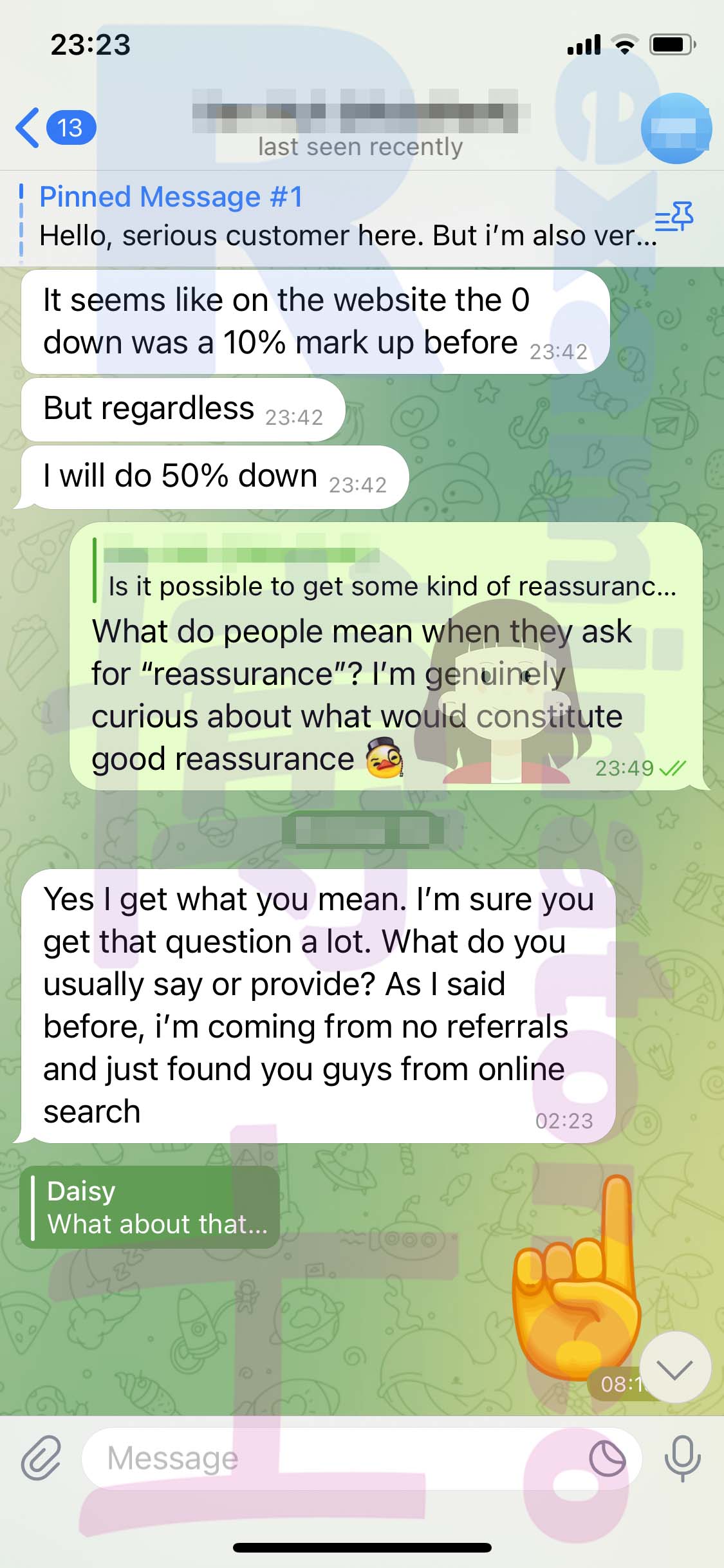 [GRE代考保分]成功案例#300的对话截图