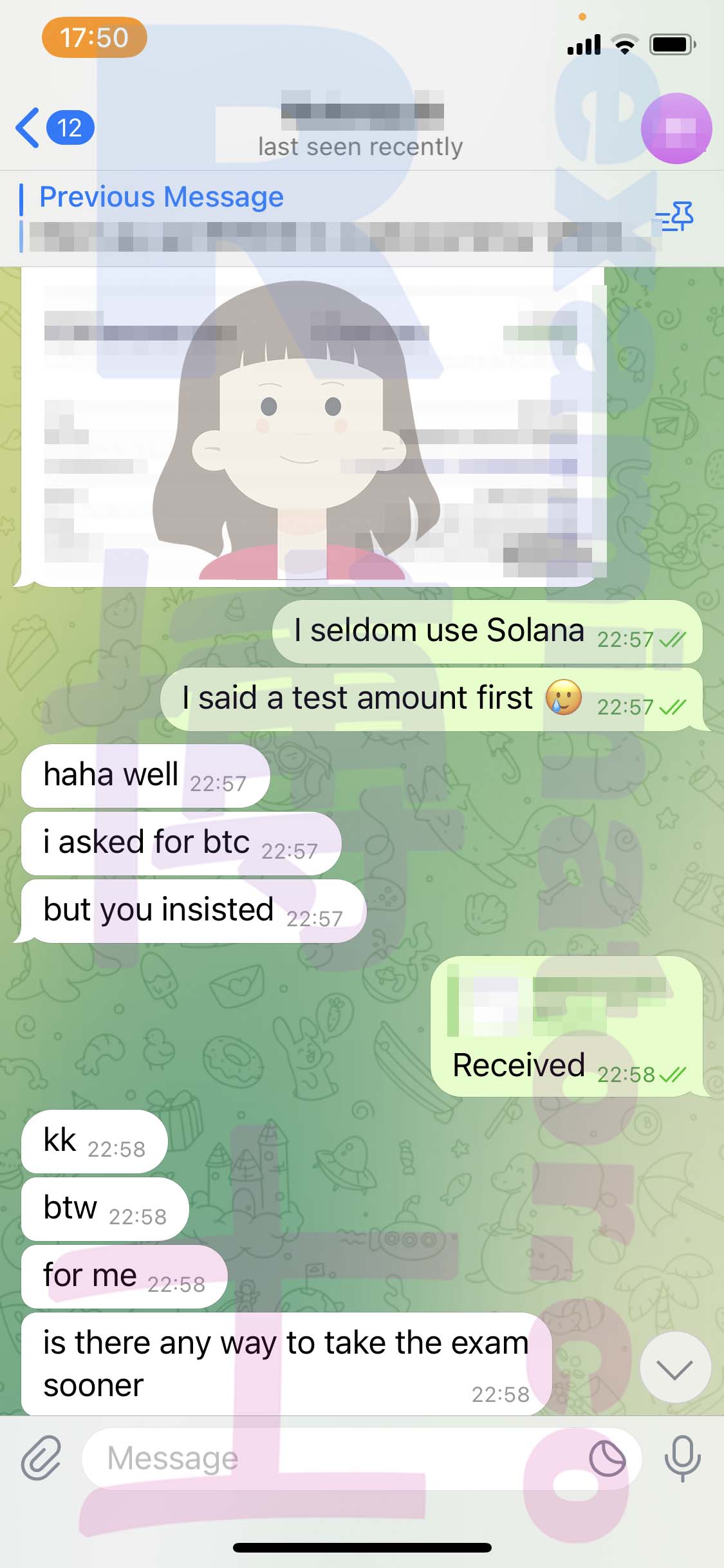 GMAT代考保分成功案例#478的与客户对话截图