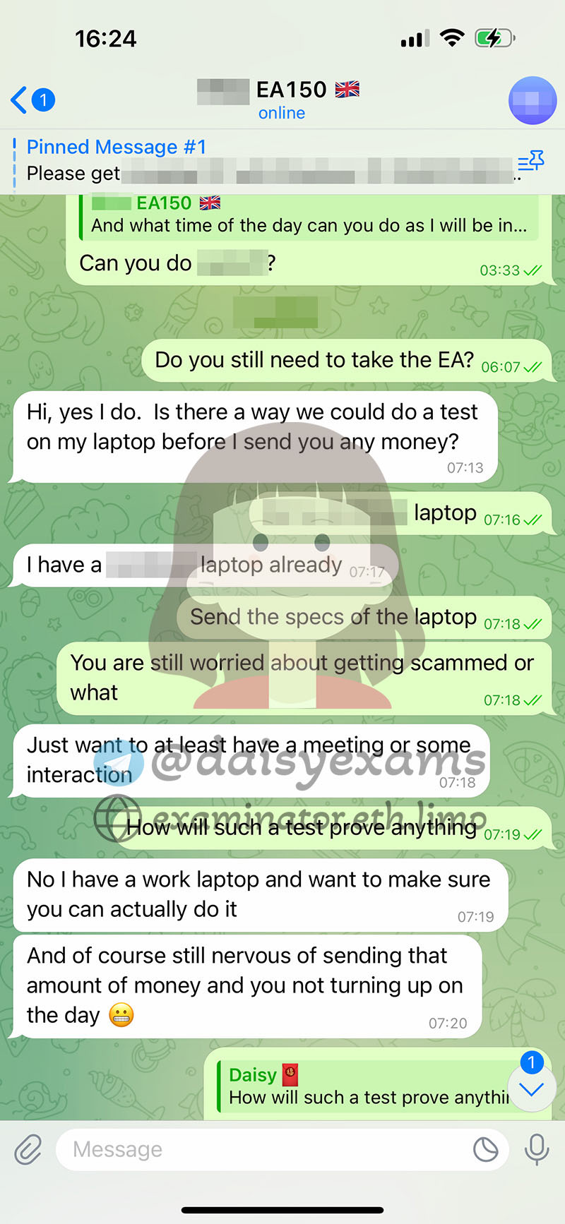 EA 代考:首次沟通