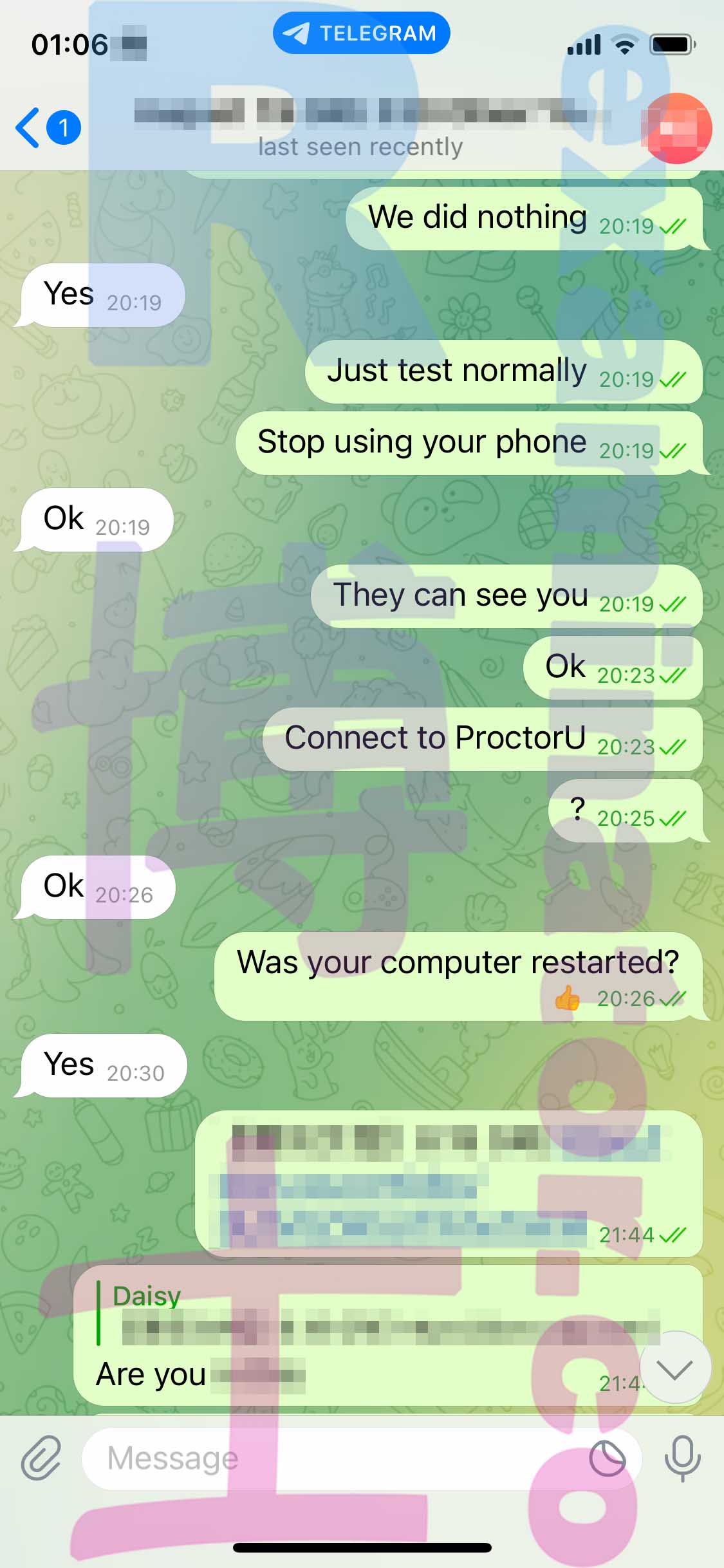 GRE代考保分成功案例#379的与客户对话截图