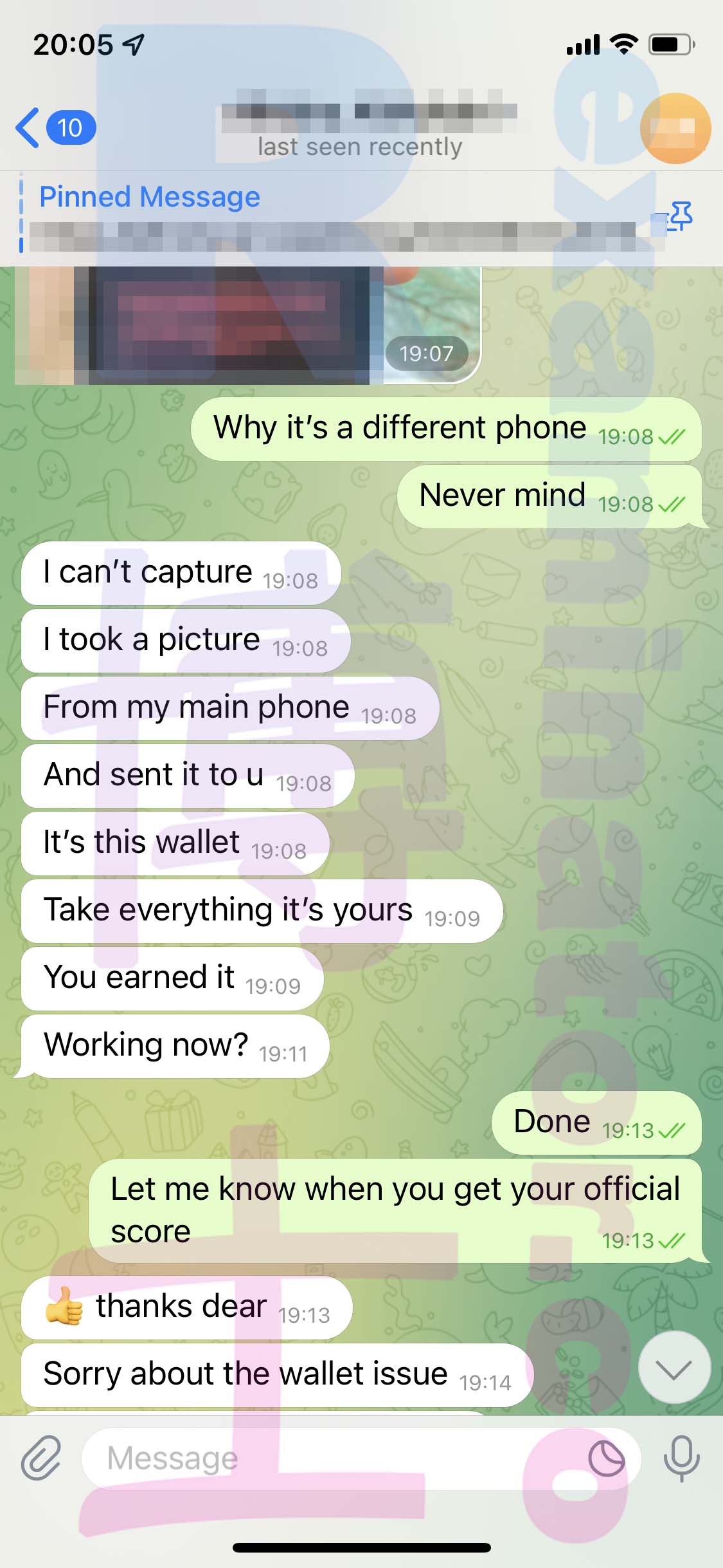 GMAT代考保分成功案例#465的与客户对话截图