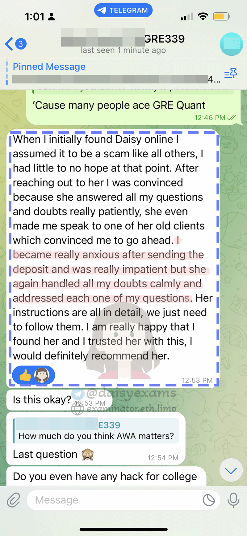 gre cheating proxy testing 340 sceptical indian testimonial