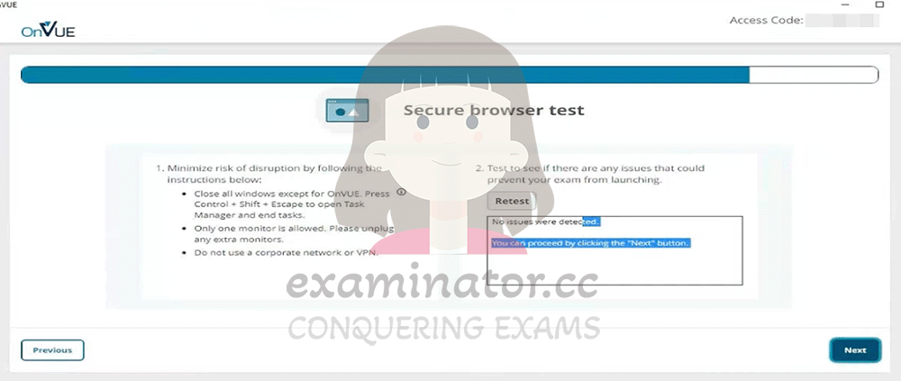 破解OnVUE进行作弊代考EA代考: secure browser test