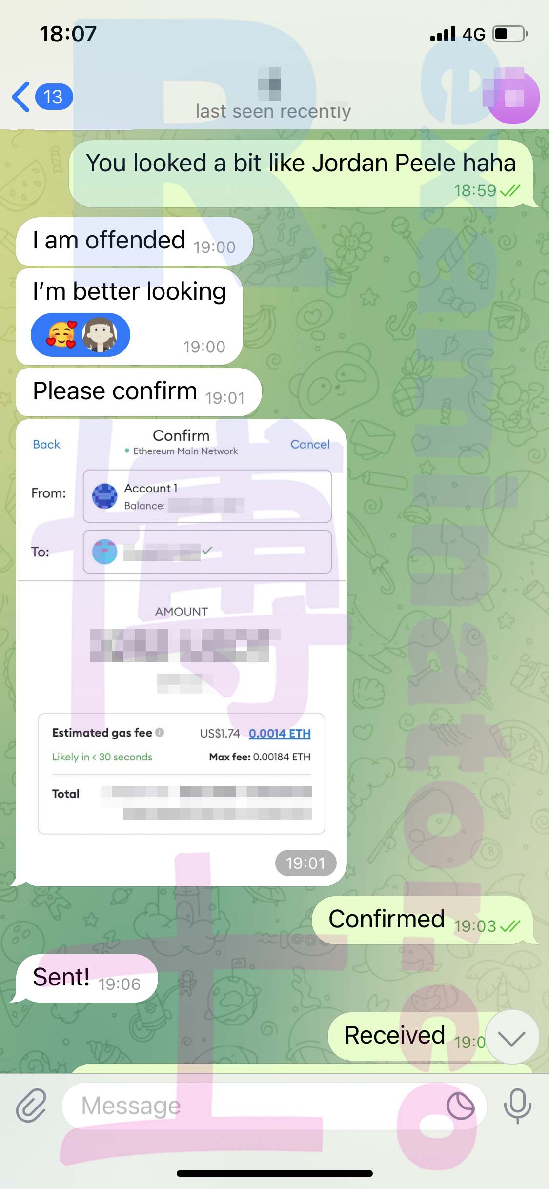 GRE代考保分成功案例#457的与客户对话截图
