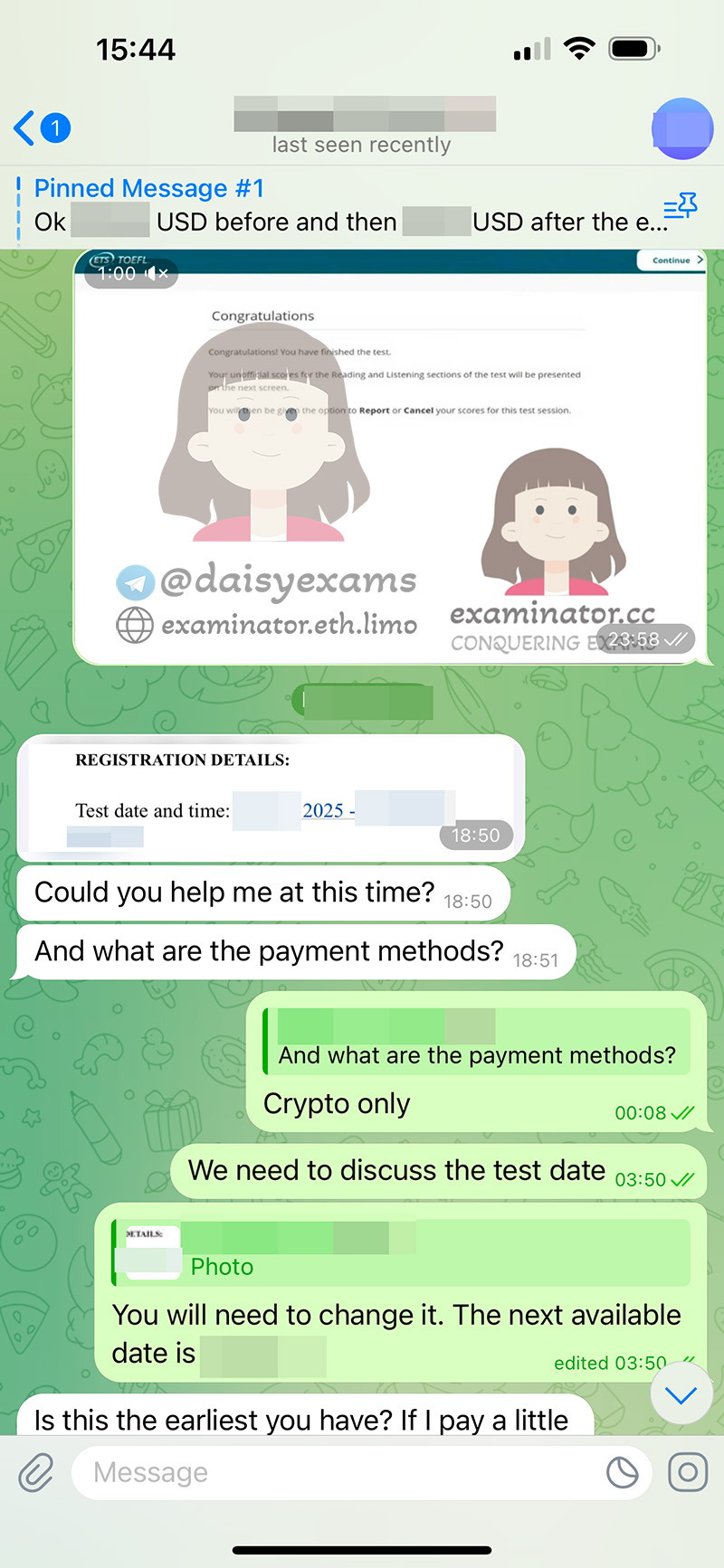 [托福代考保分]成功案例#426的对话截图