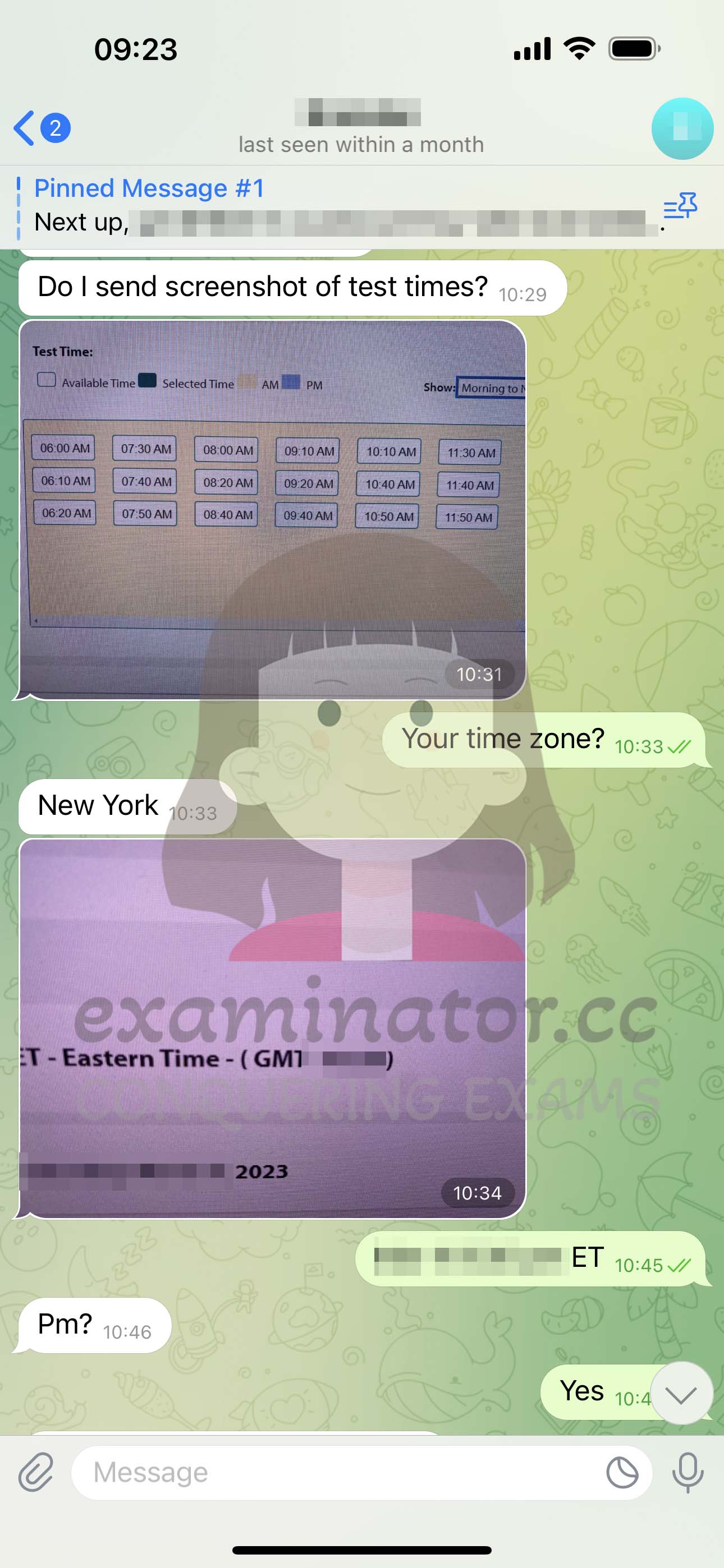 [GRE代考保分]成功案例#353的对话截图