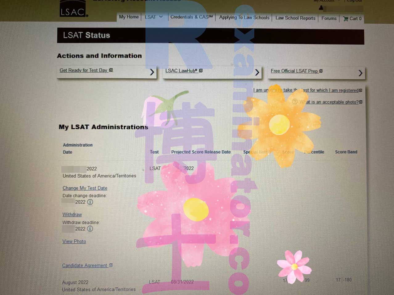 Another 17X+ achieved for August LSAT!
