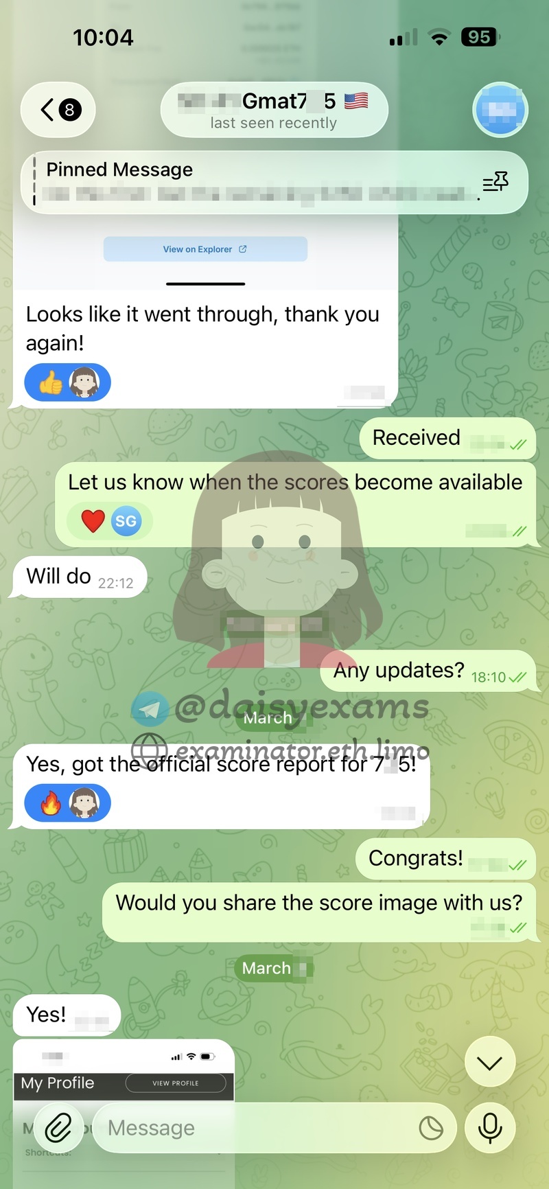 GMAT代考：成绩确认