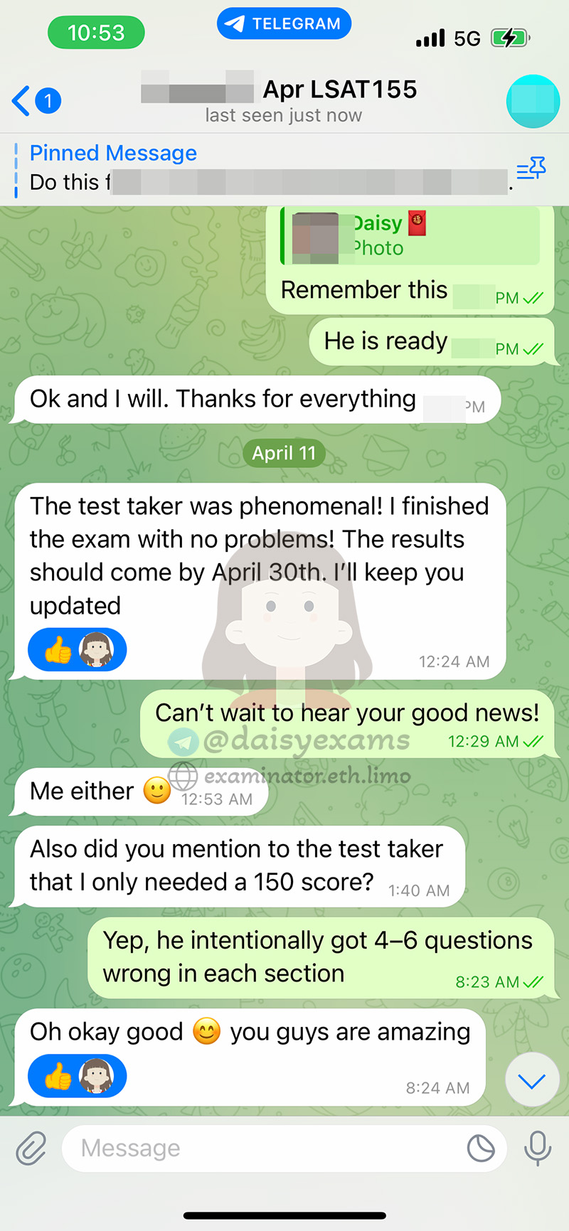 gre score cancel false alarm