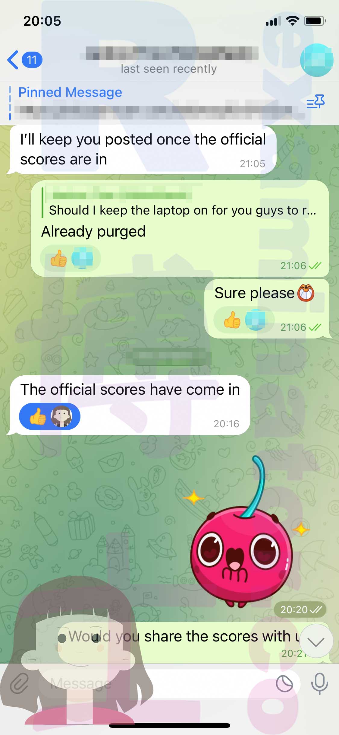 GMAT代考保分成功案例#490的与客户对话截图