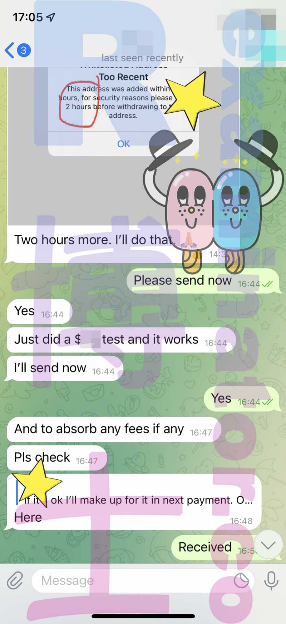 GMAT代考保分成功案例#297的与客户对话截图
